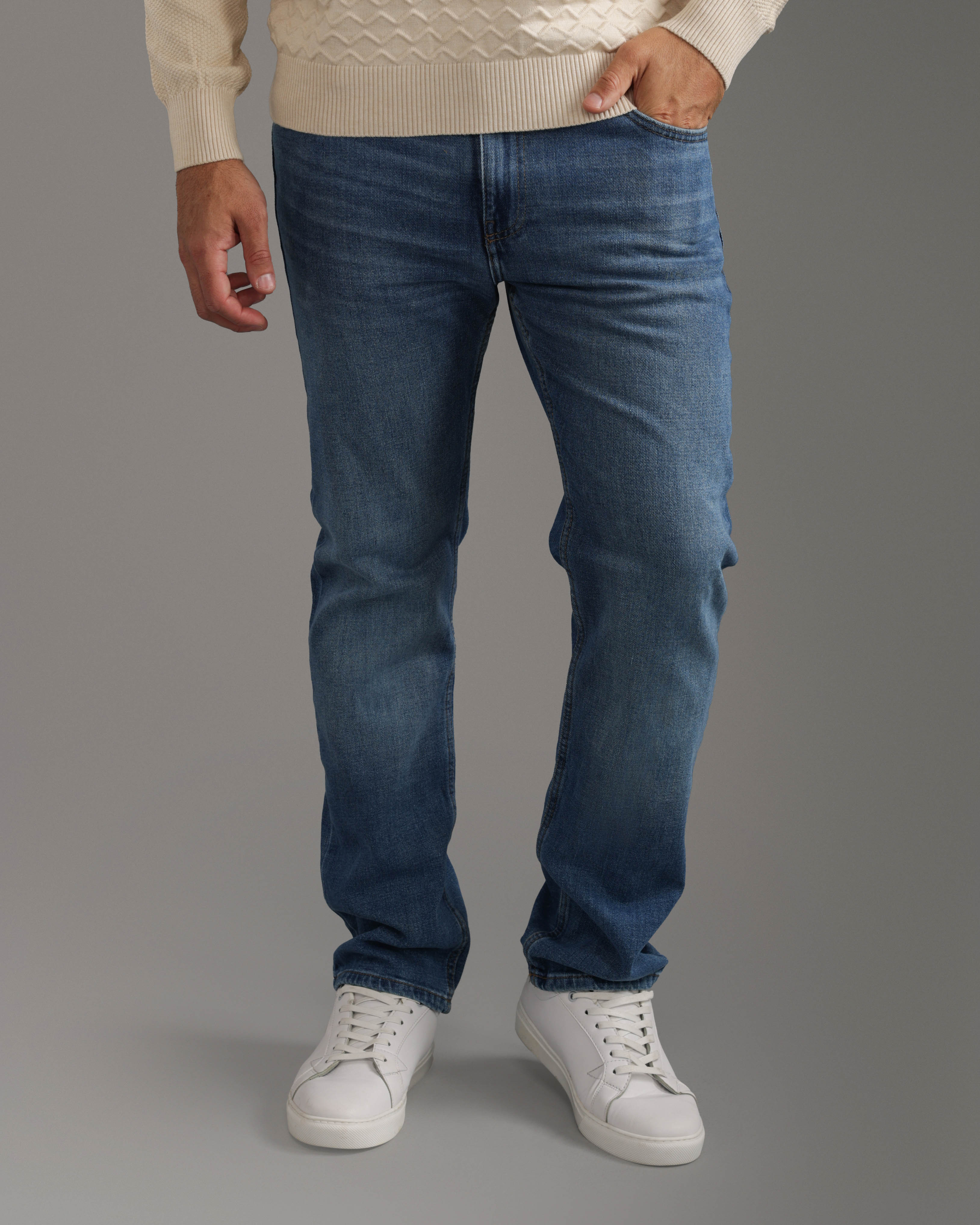 Light Wash Regular Fit Jeans