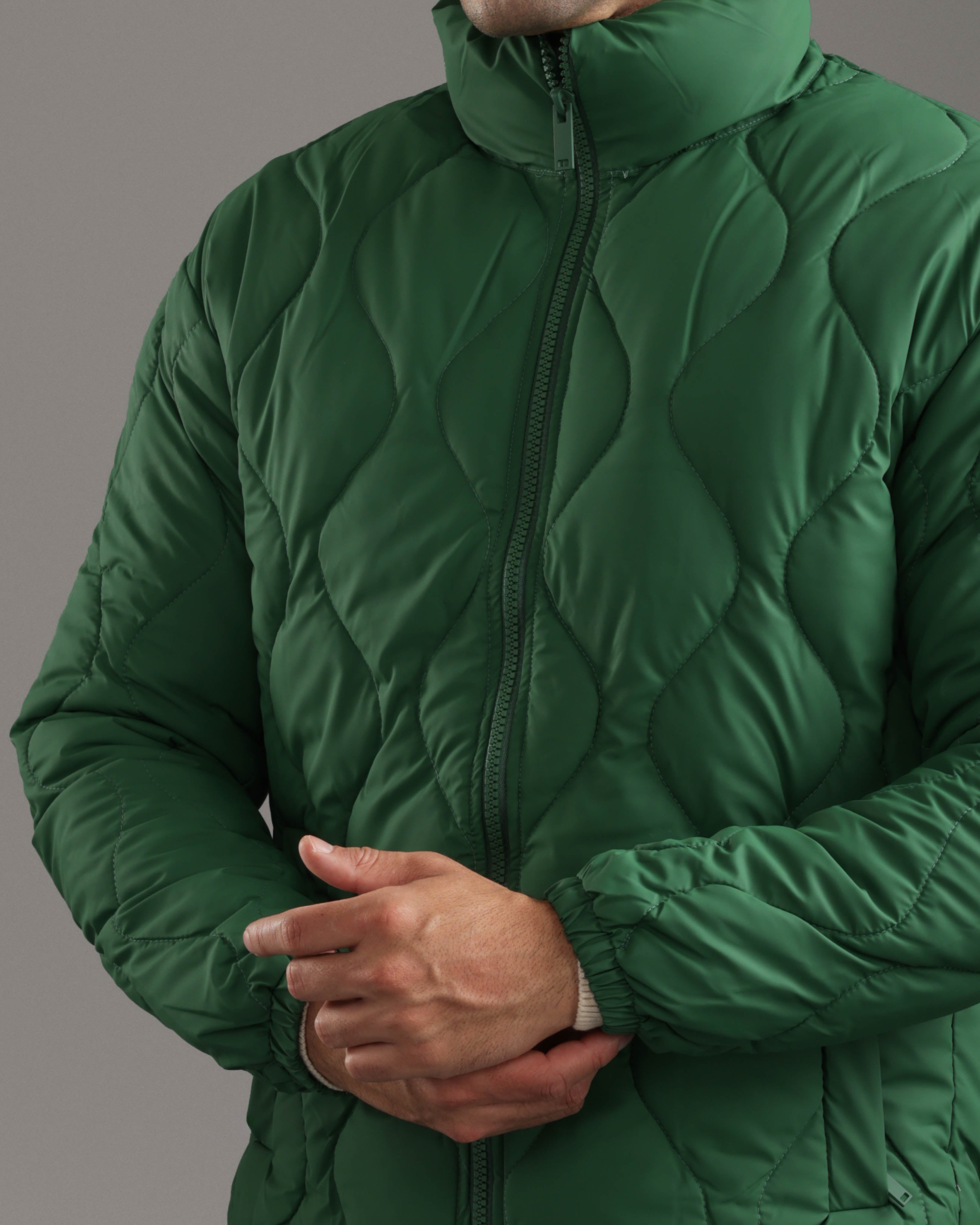 Green Puffer Jacket