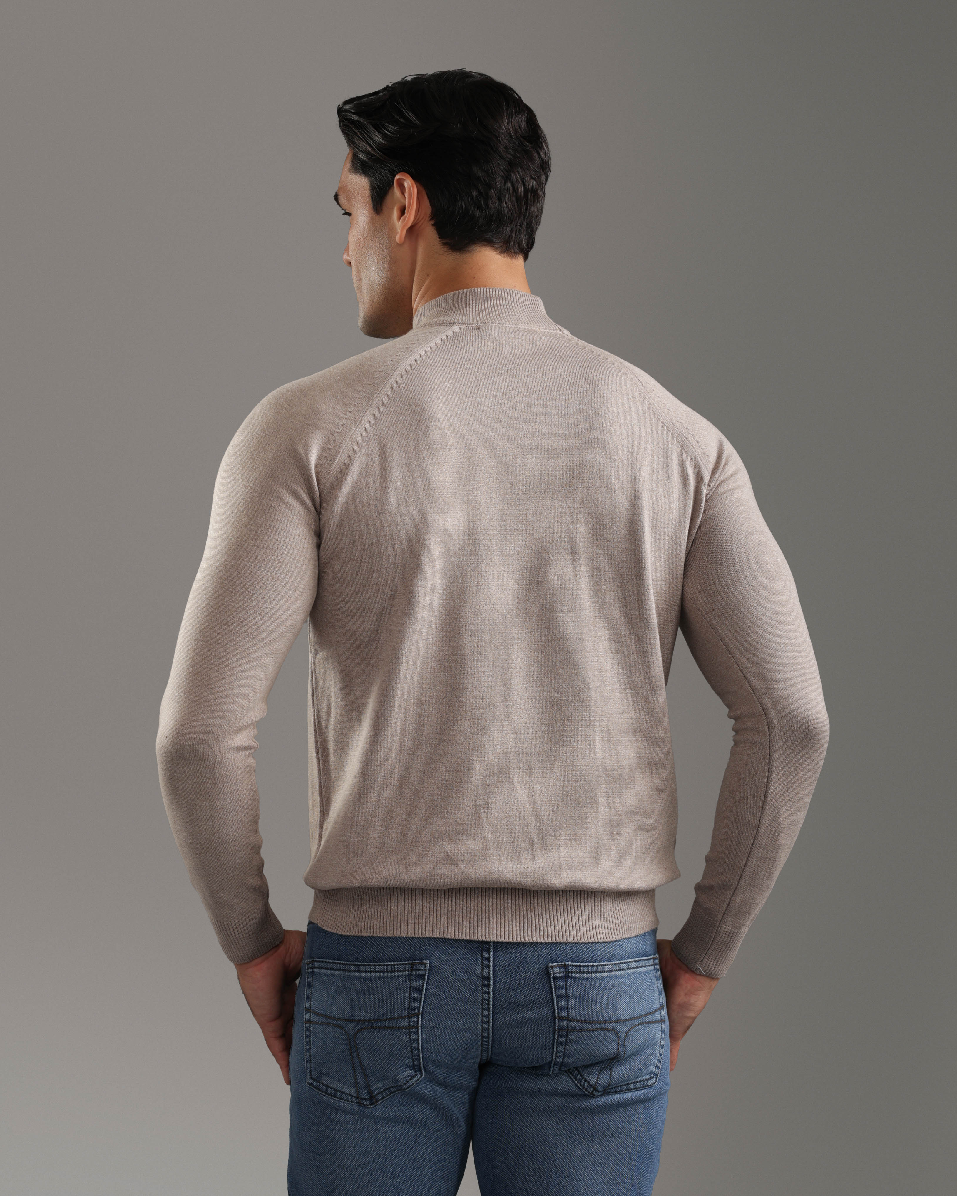 Cafe Plain Turtleneck Pullover