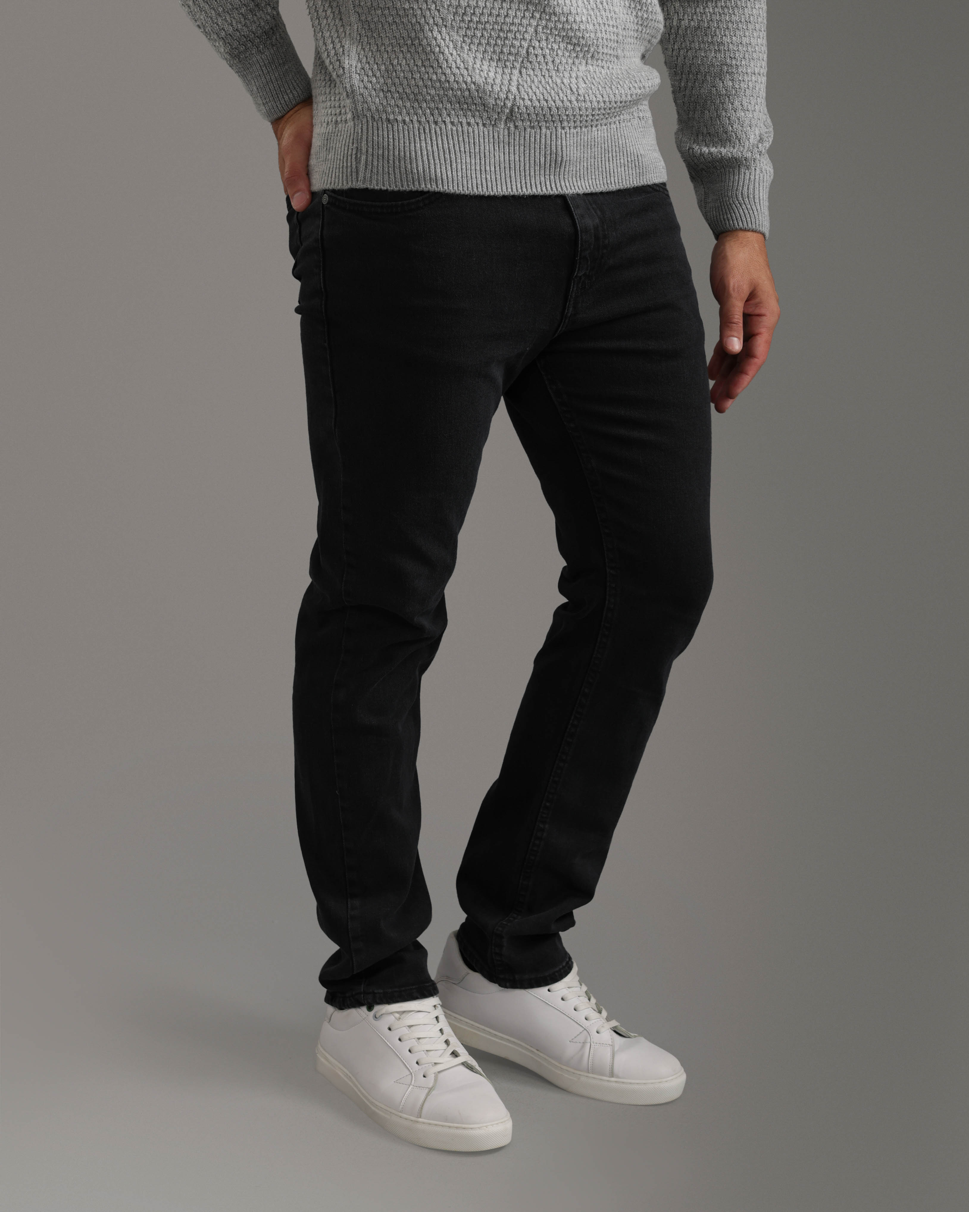 Charcoal Regular Fit Jeans