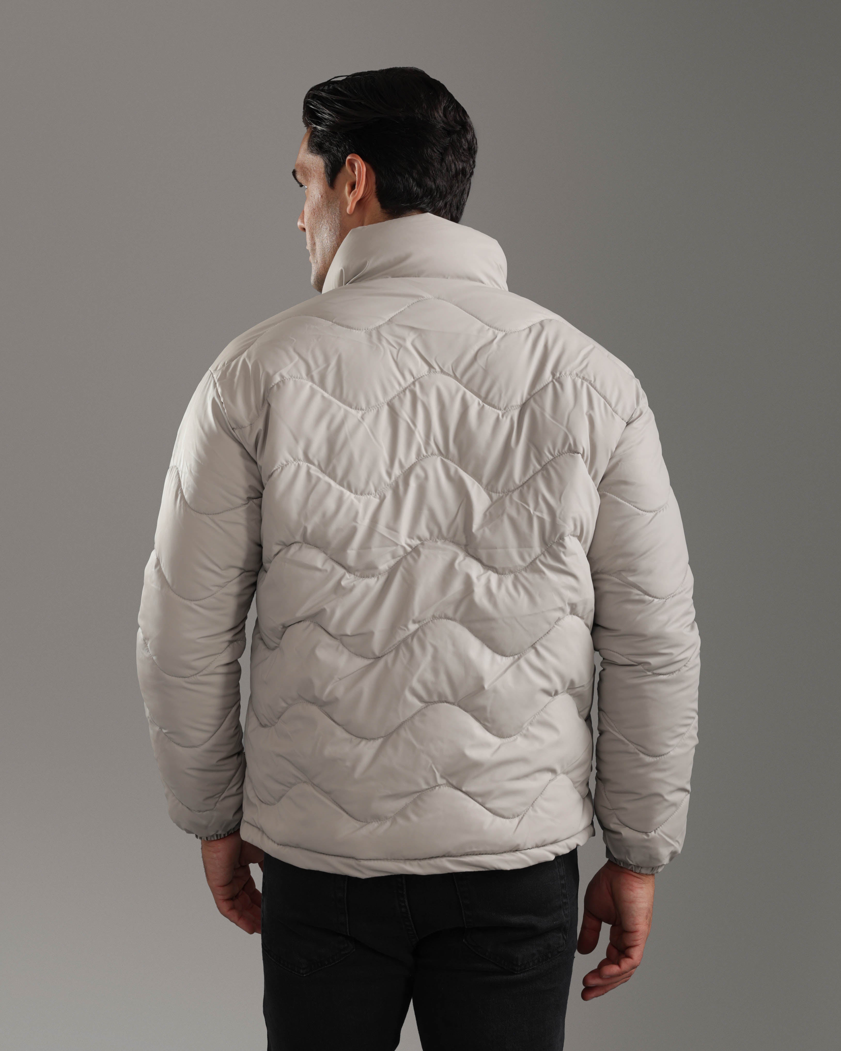 Silver Quilted Jacket