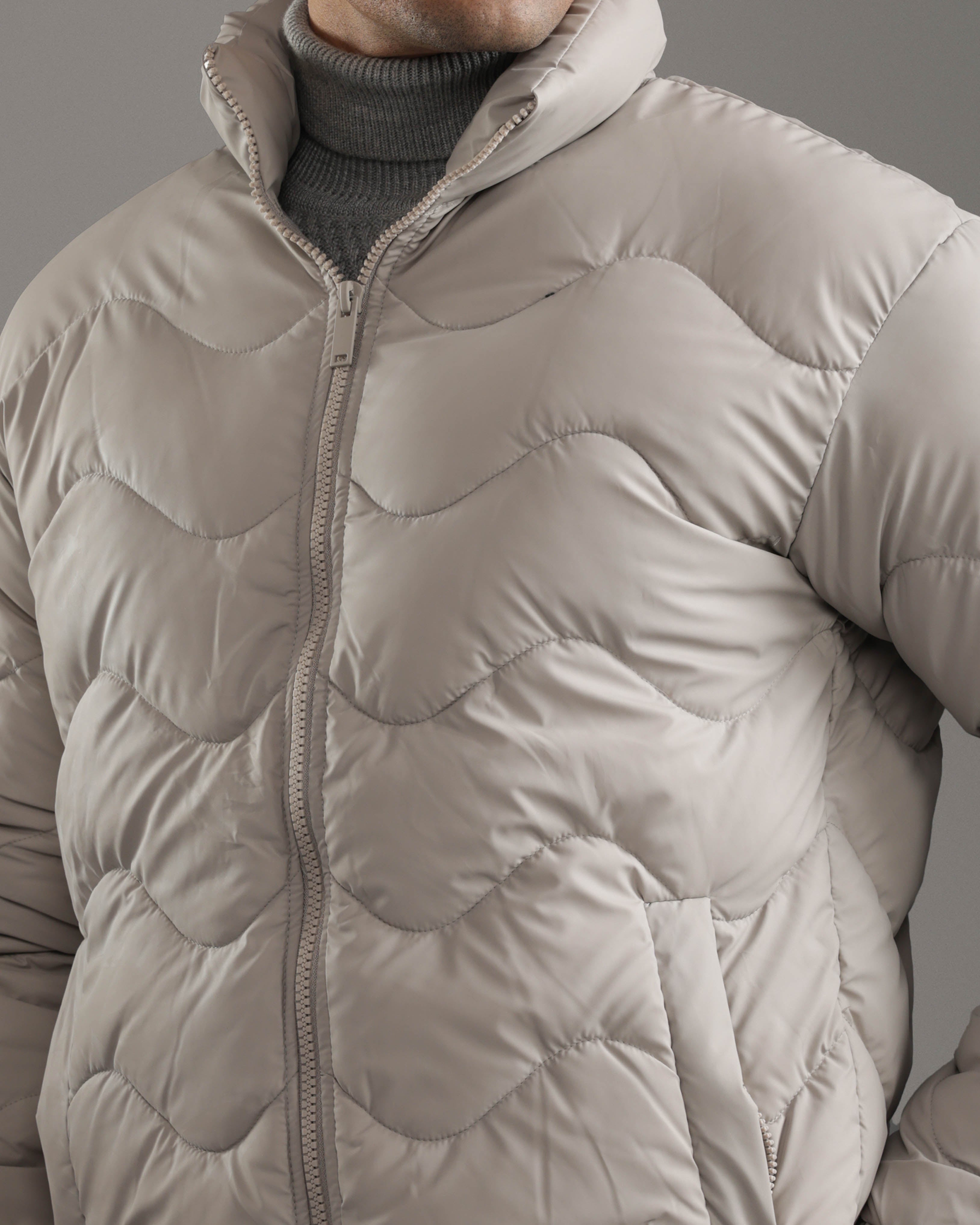 Silver Quilted Jacket