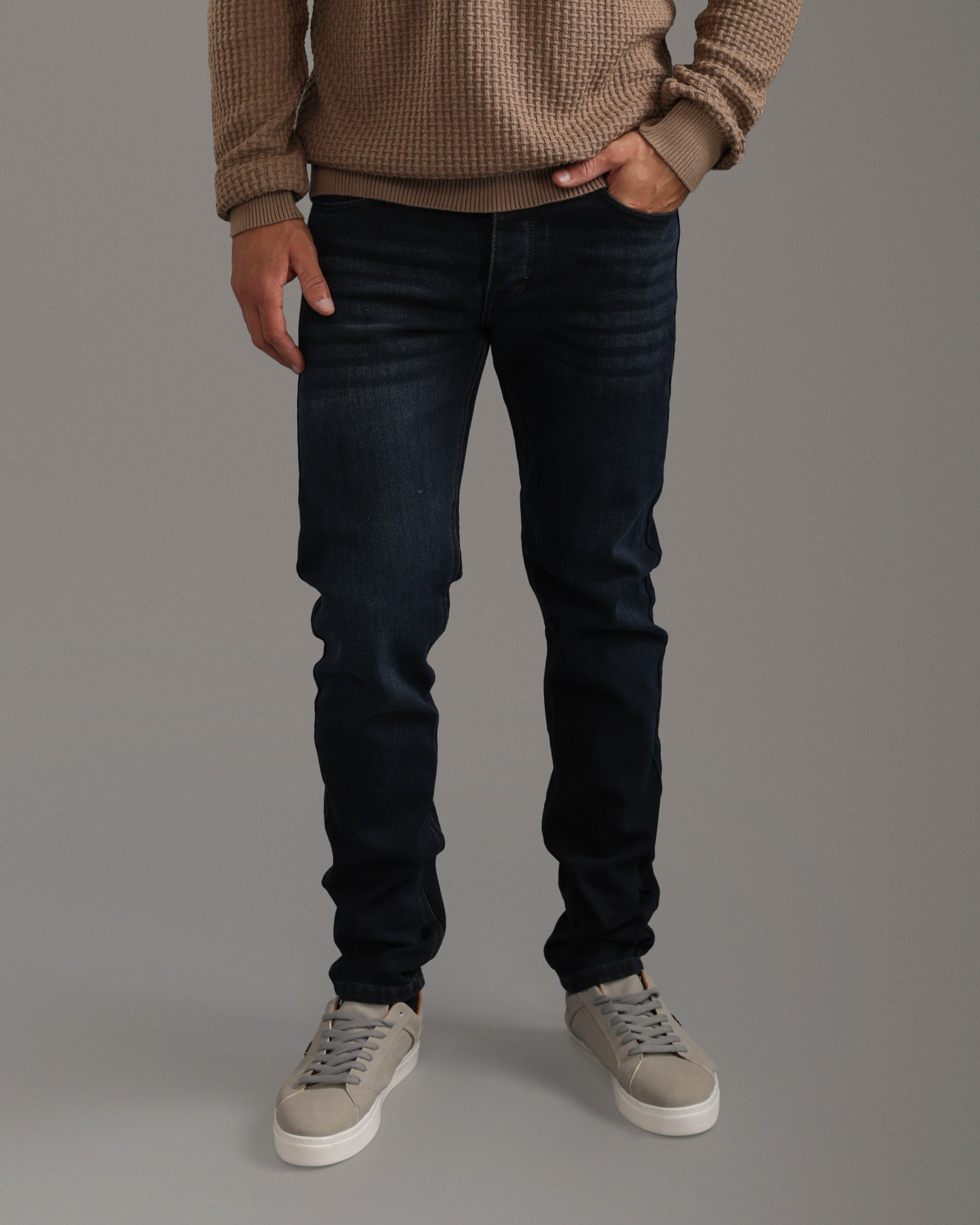 Slim Fit Navy Jeans