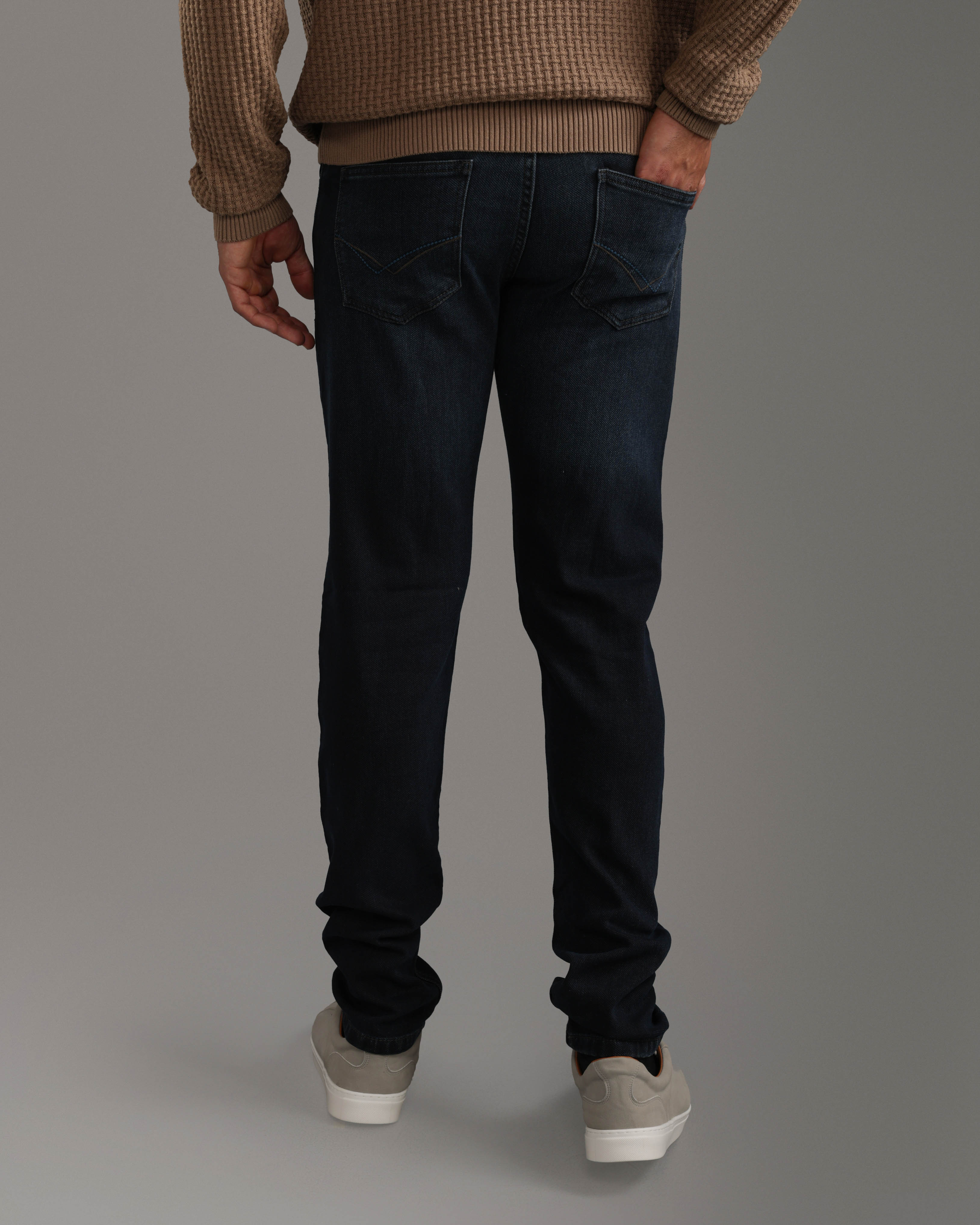 Slim Fit Navy Jeans
