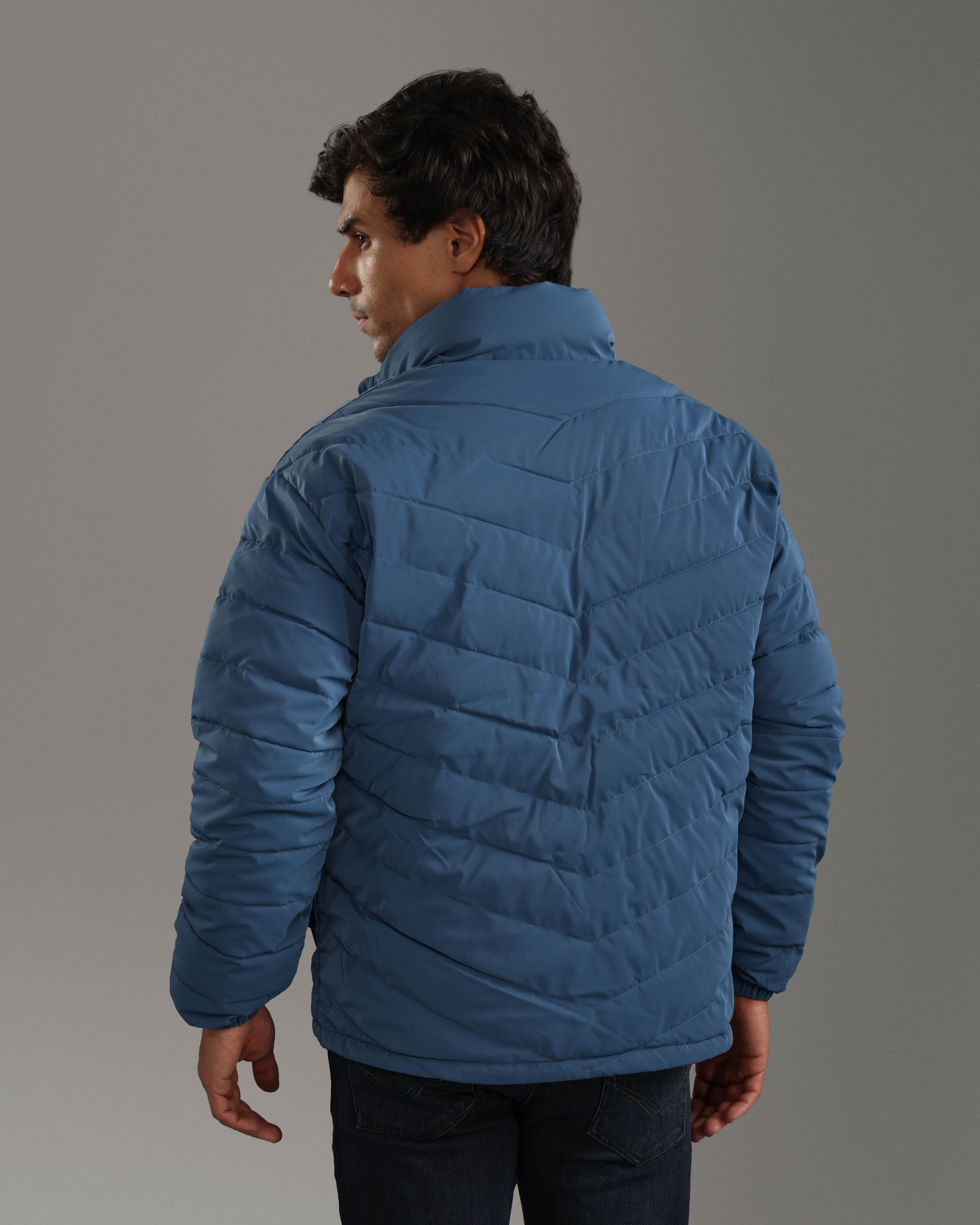 Indigo Puffer Jacket