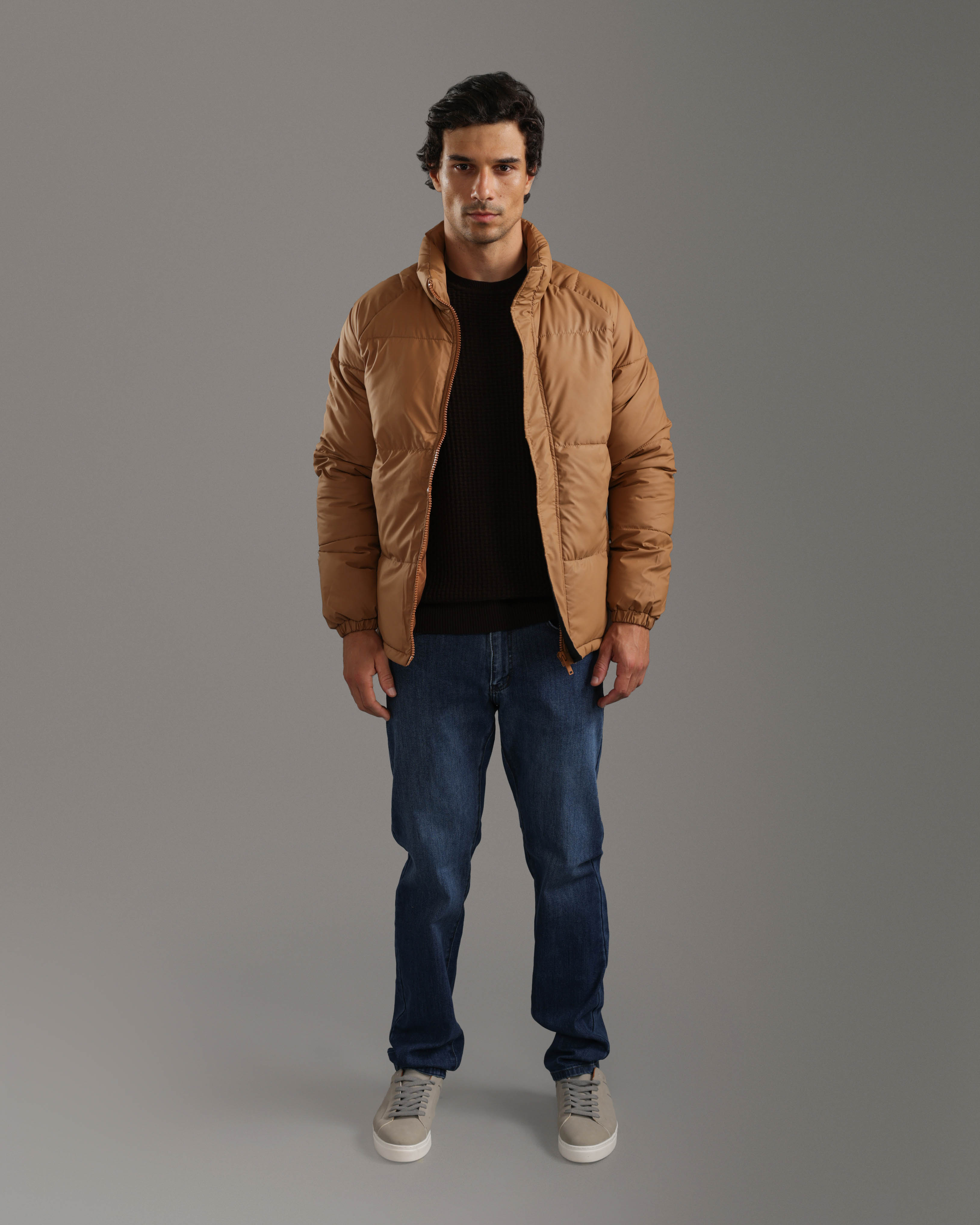 Camel Puffer Jacket