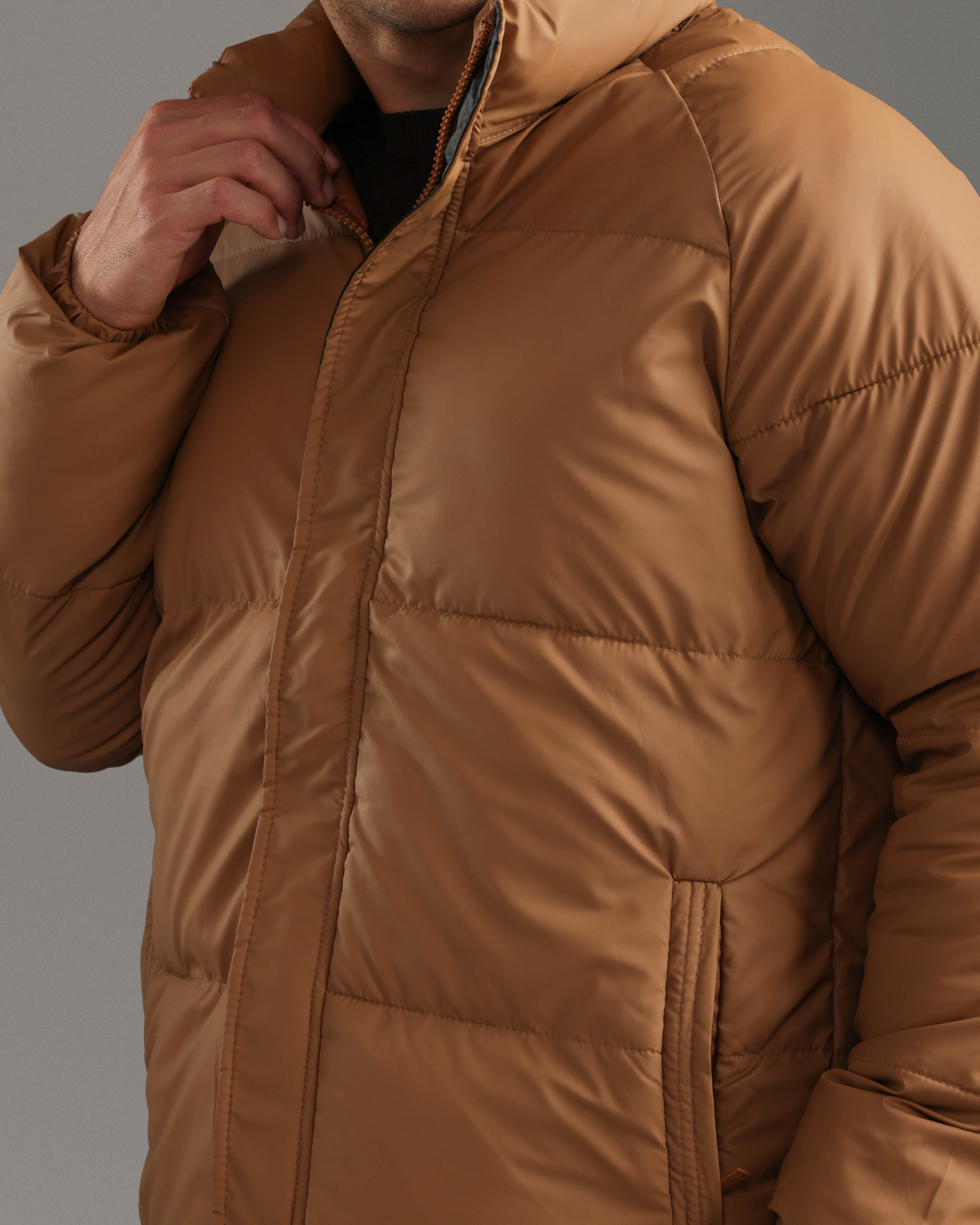 Camel Puffer Jacket