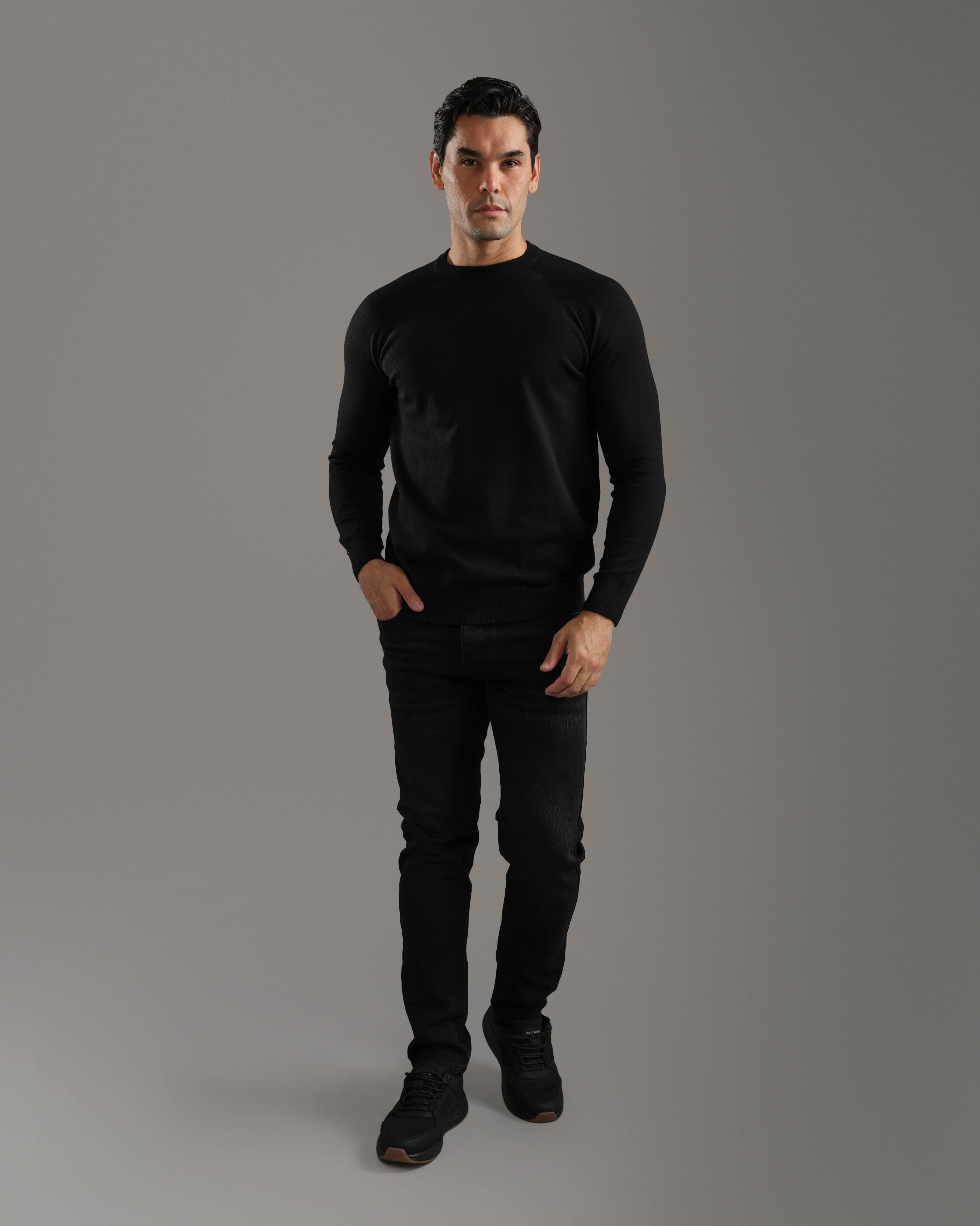 Black Classic Pullover