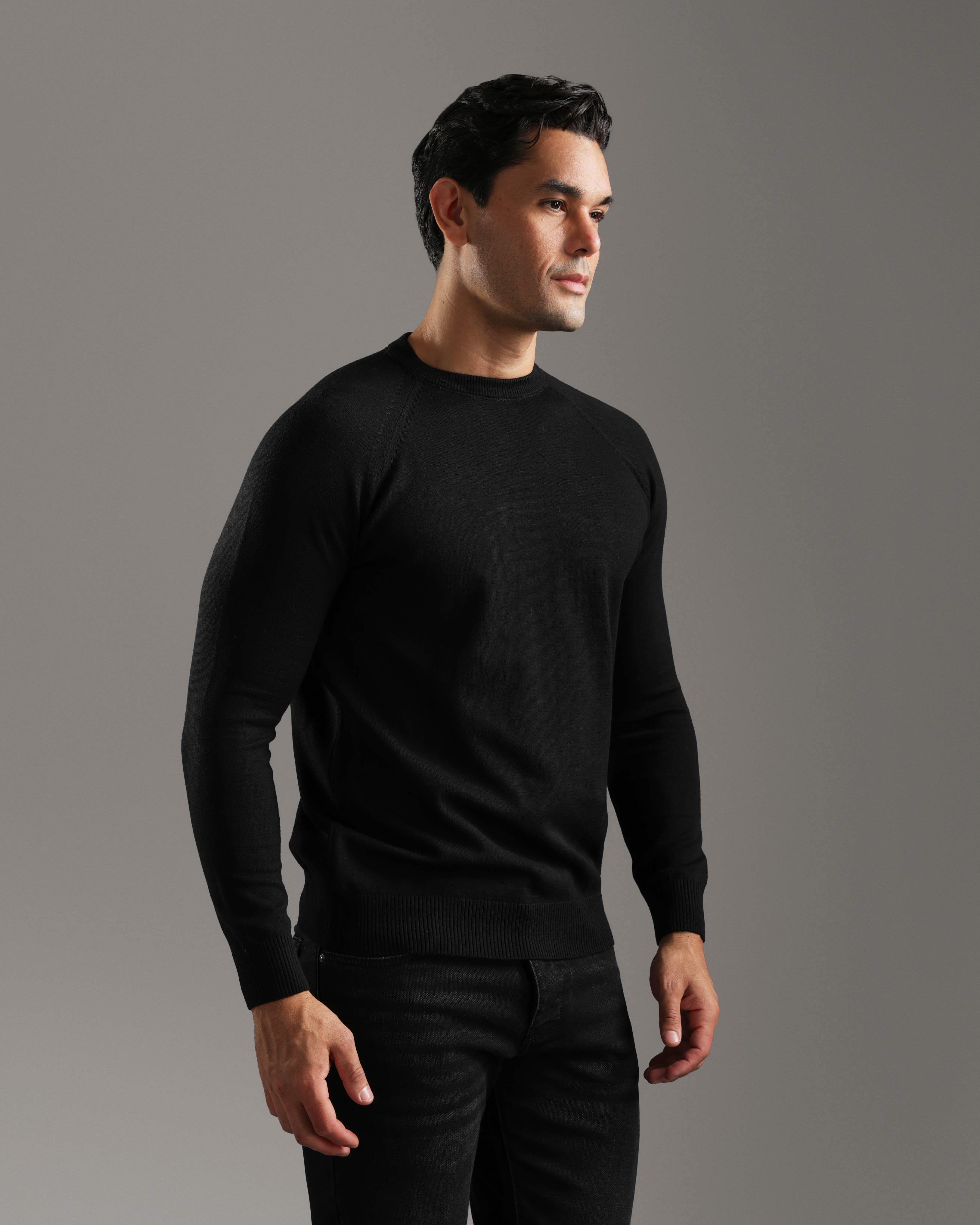 Black Classic Pullover