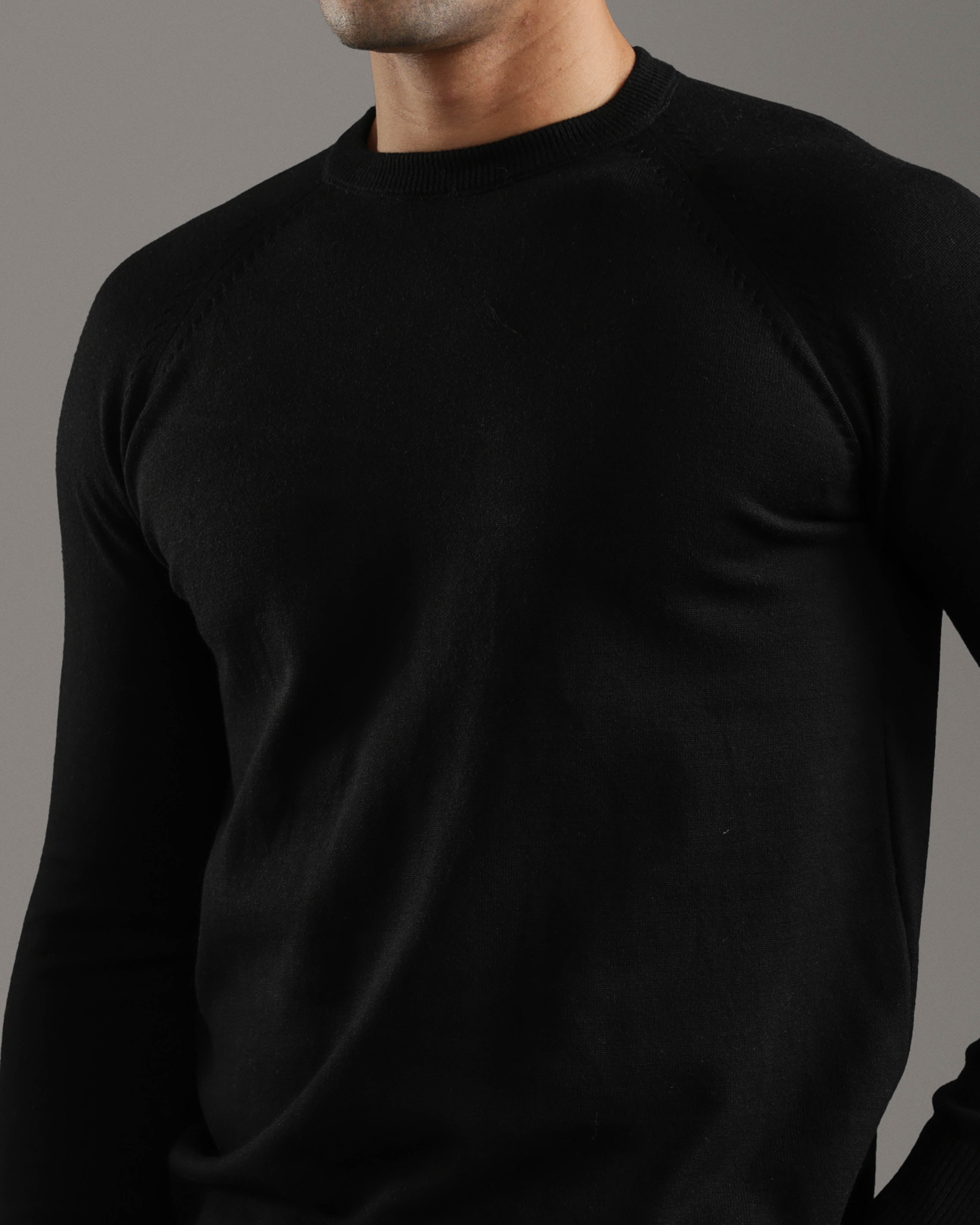 Black Classic Pullover