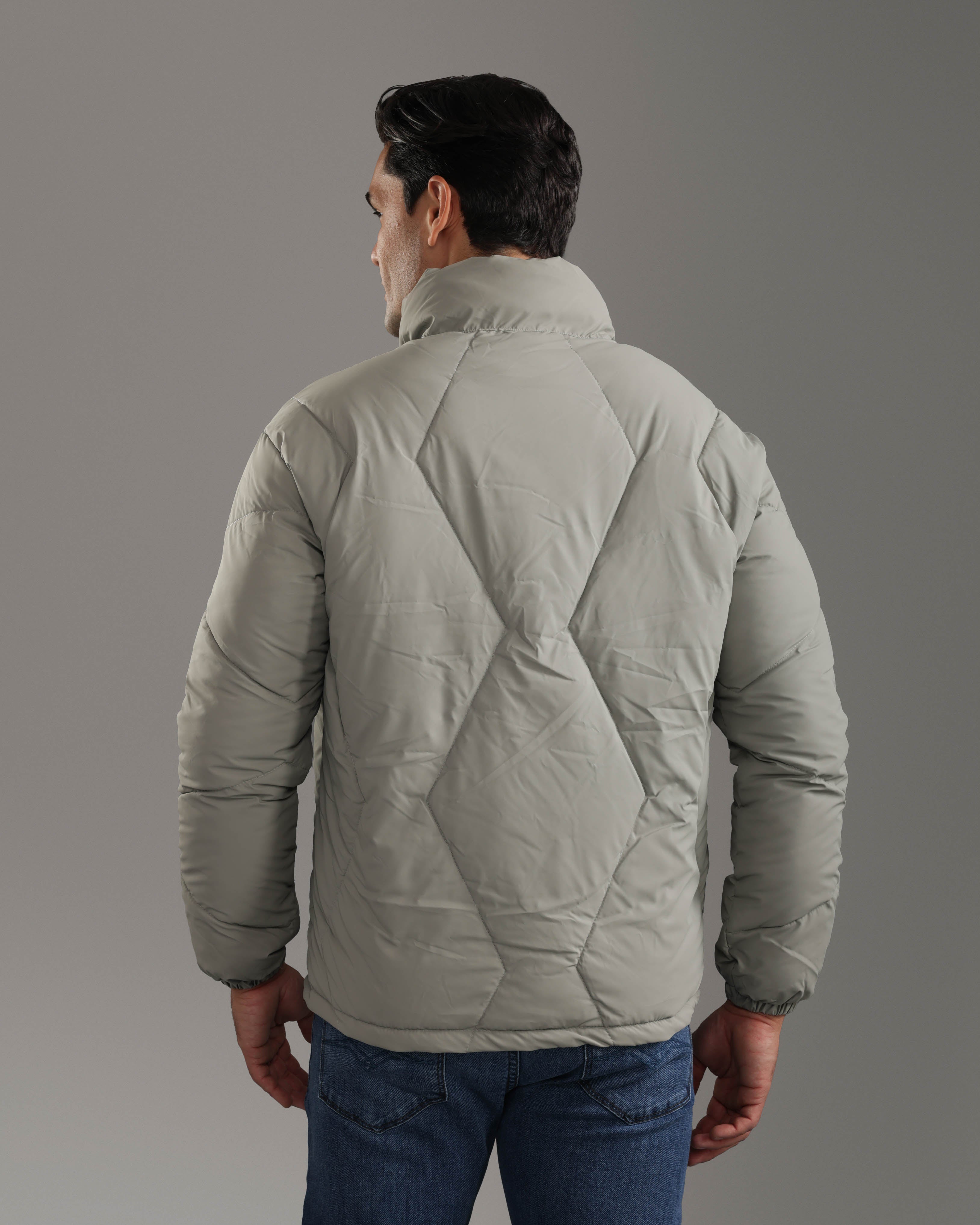 Grey Puffer Jacket