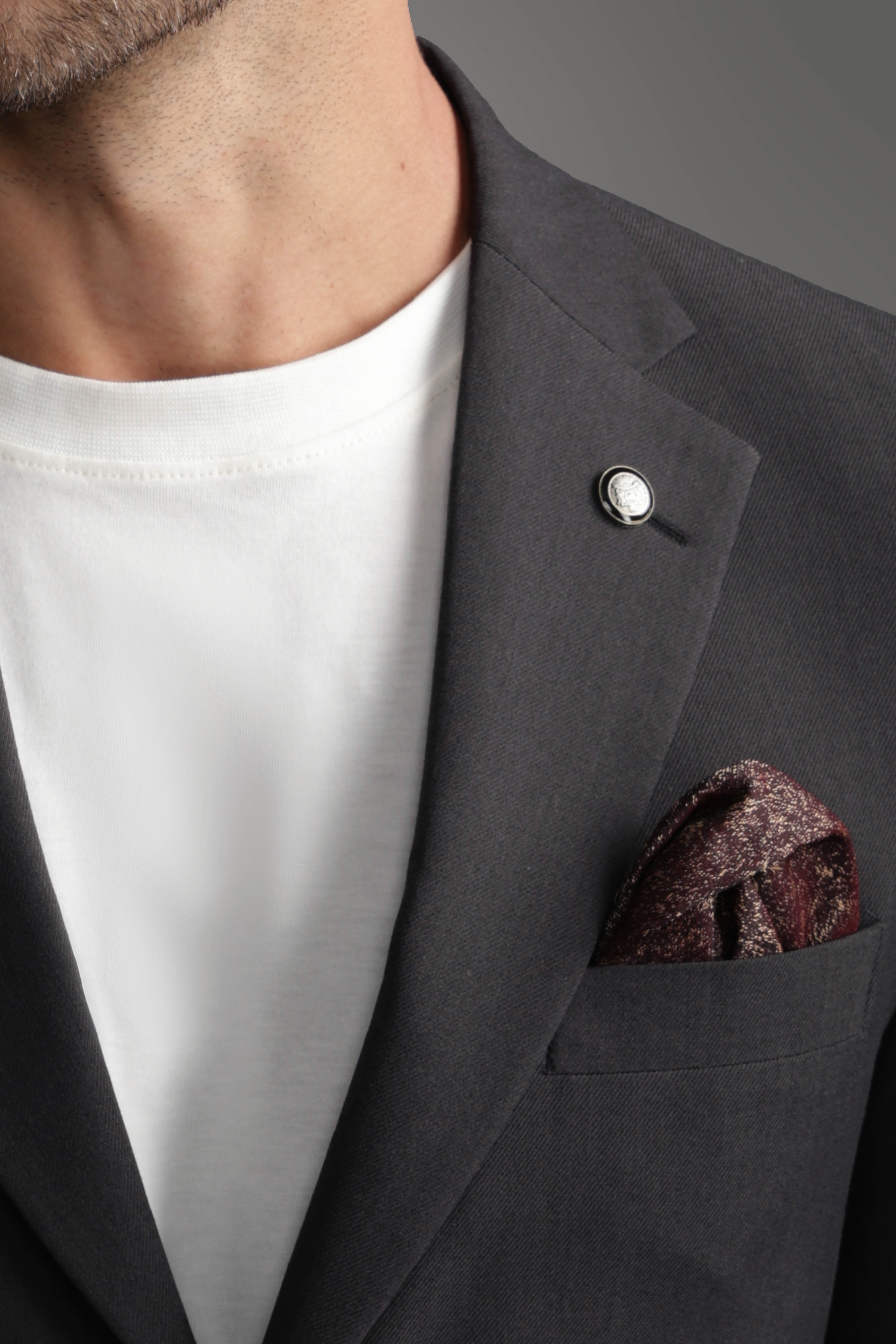 Slim Fit Charcoal Suit