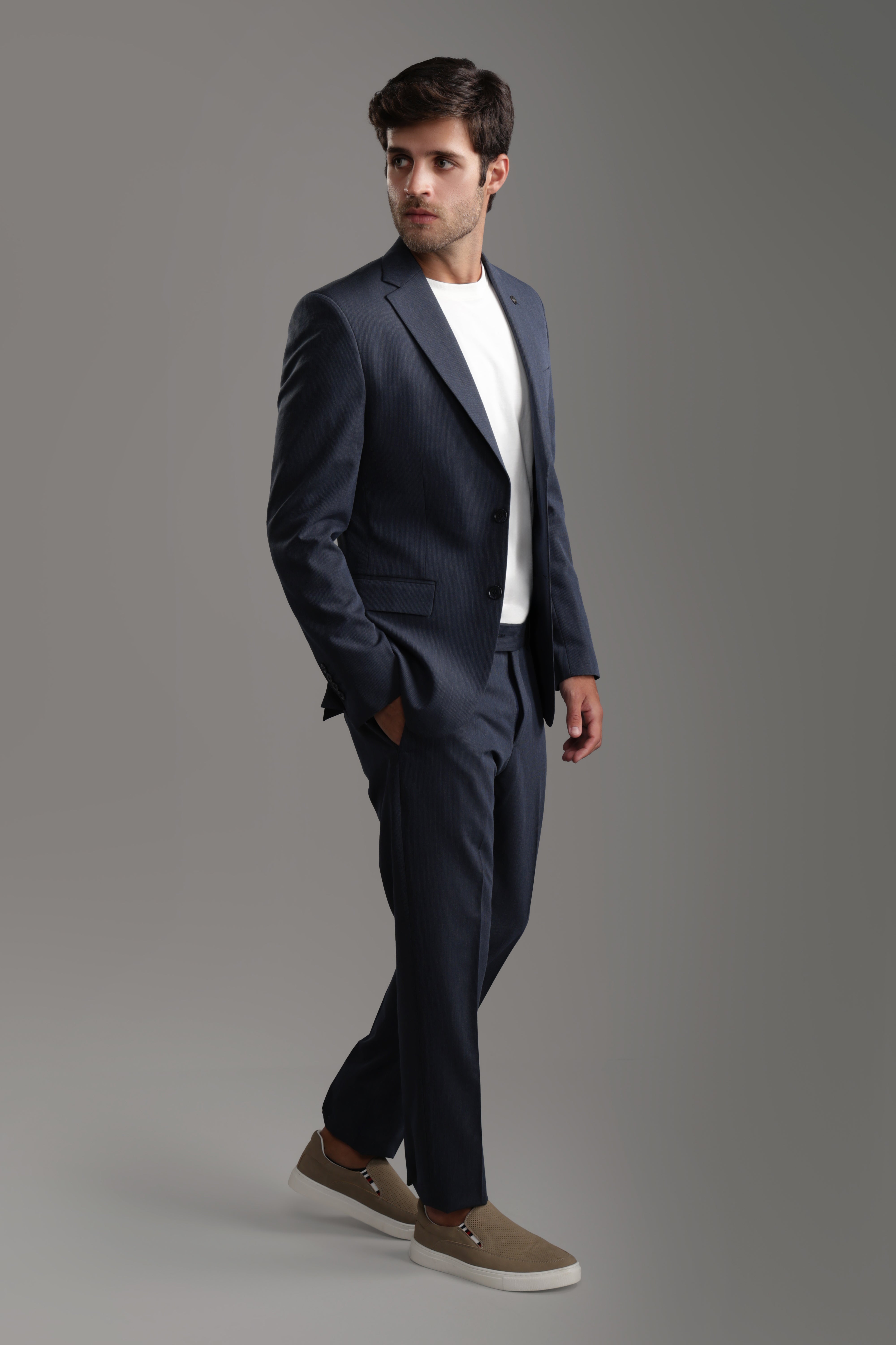 Slim Fit Petroly Suit