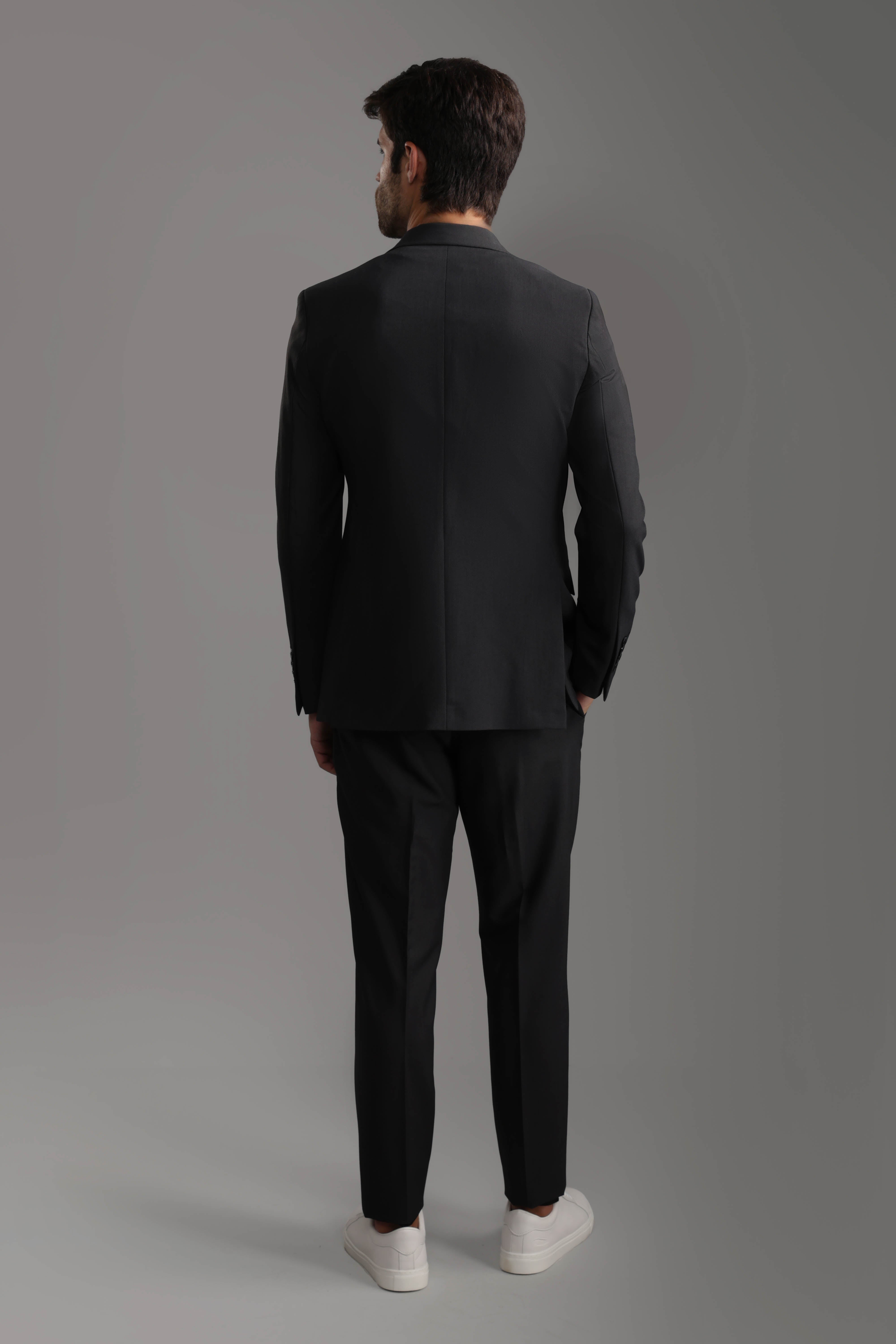 Slim Fit Charcoal Suit