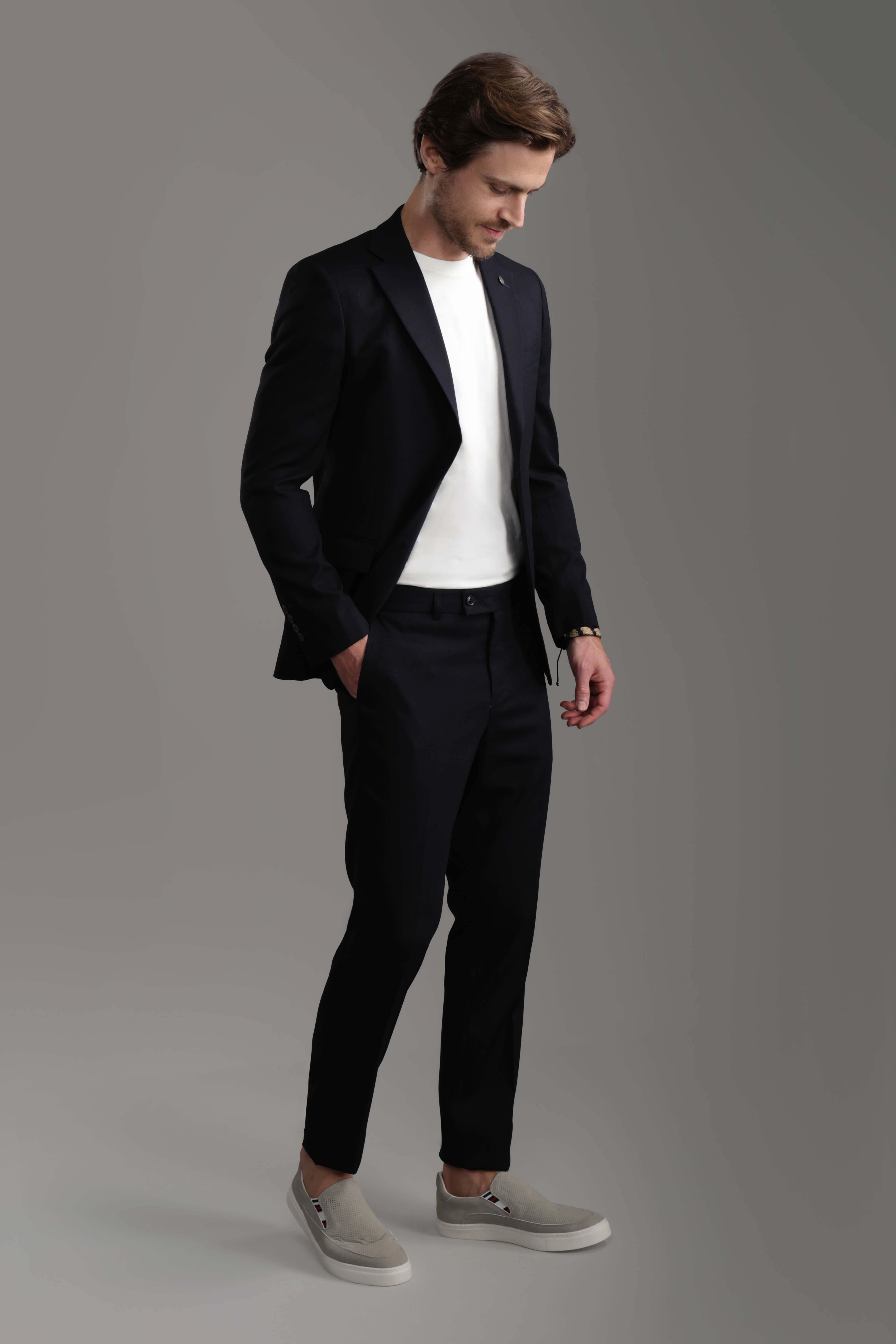 Slim Fit Navy Suit