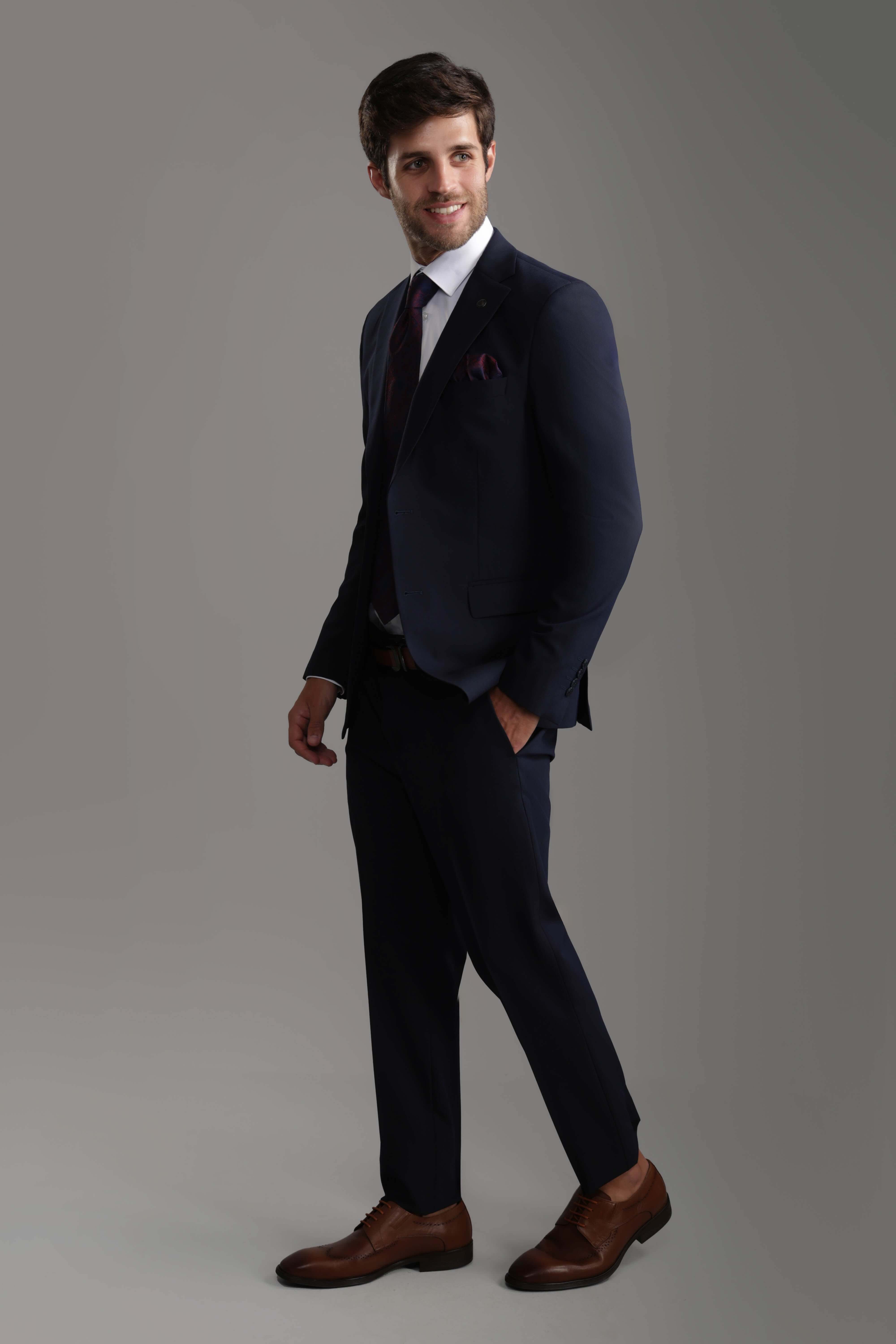 Slim Fit Navy Suit