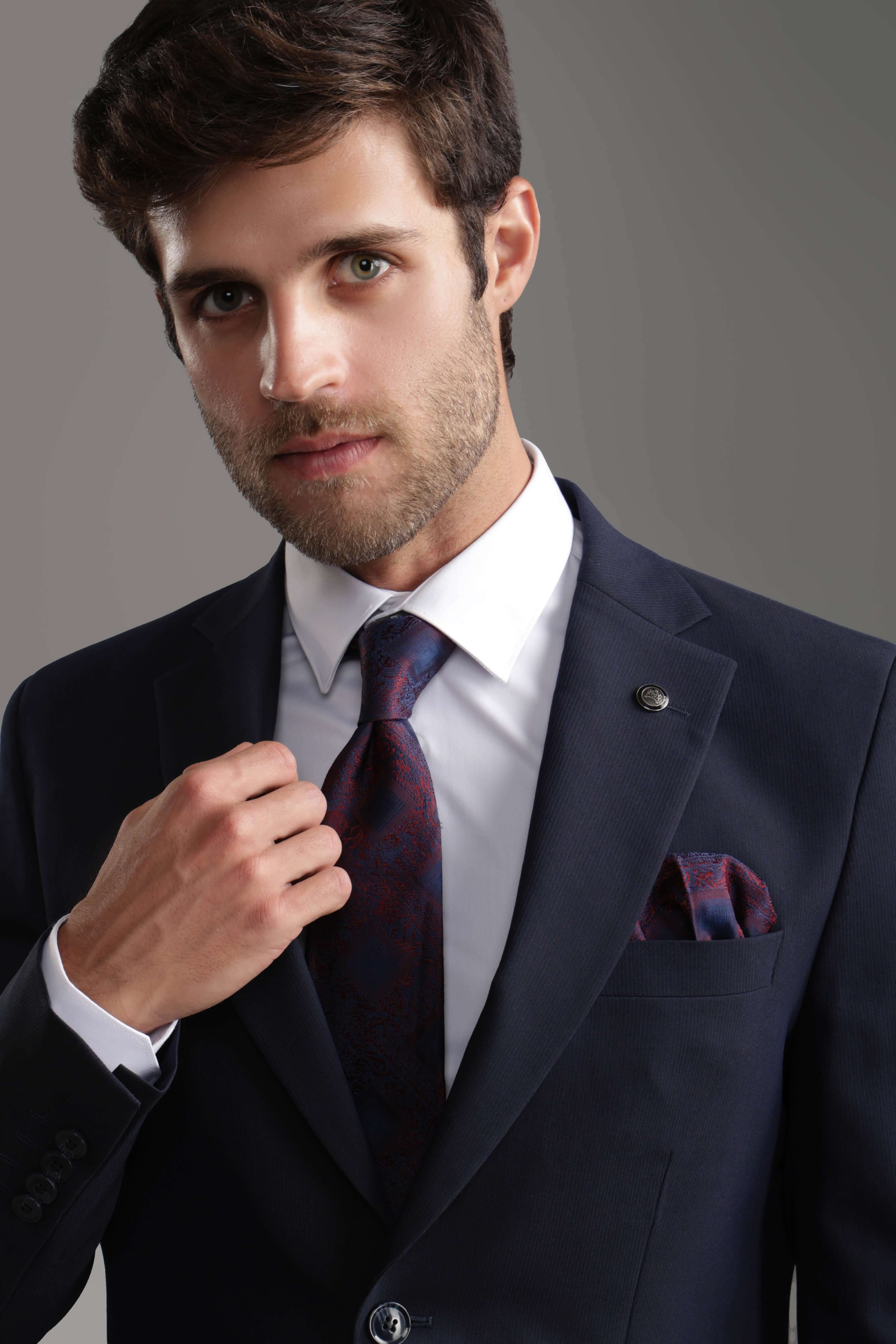 Slim Fit Navy Suit