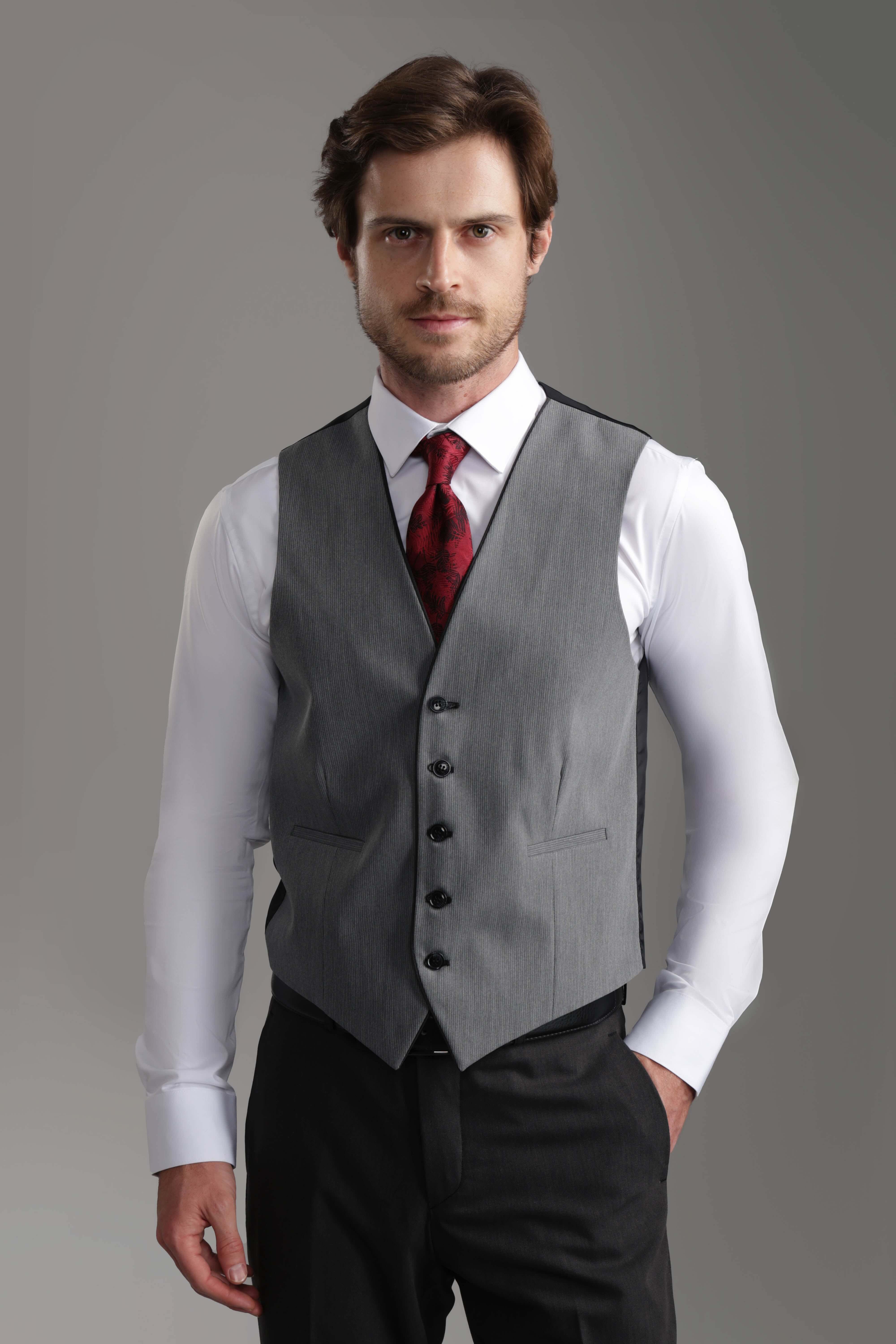 Slim Fit Charcoal Suit