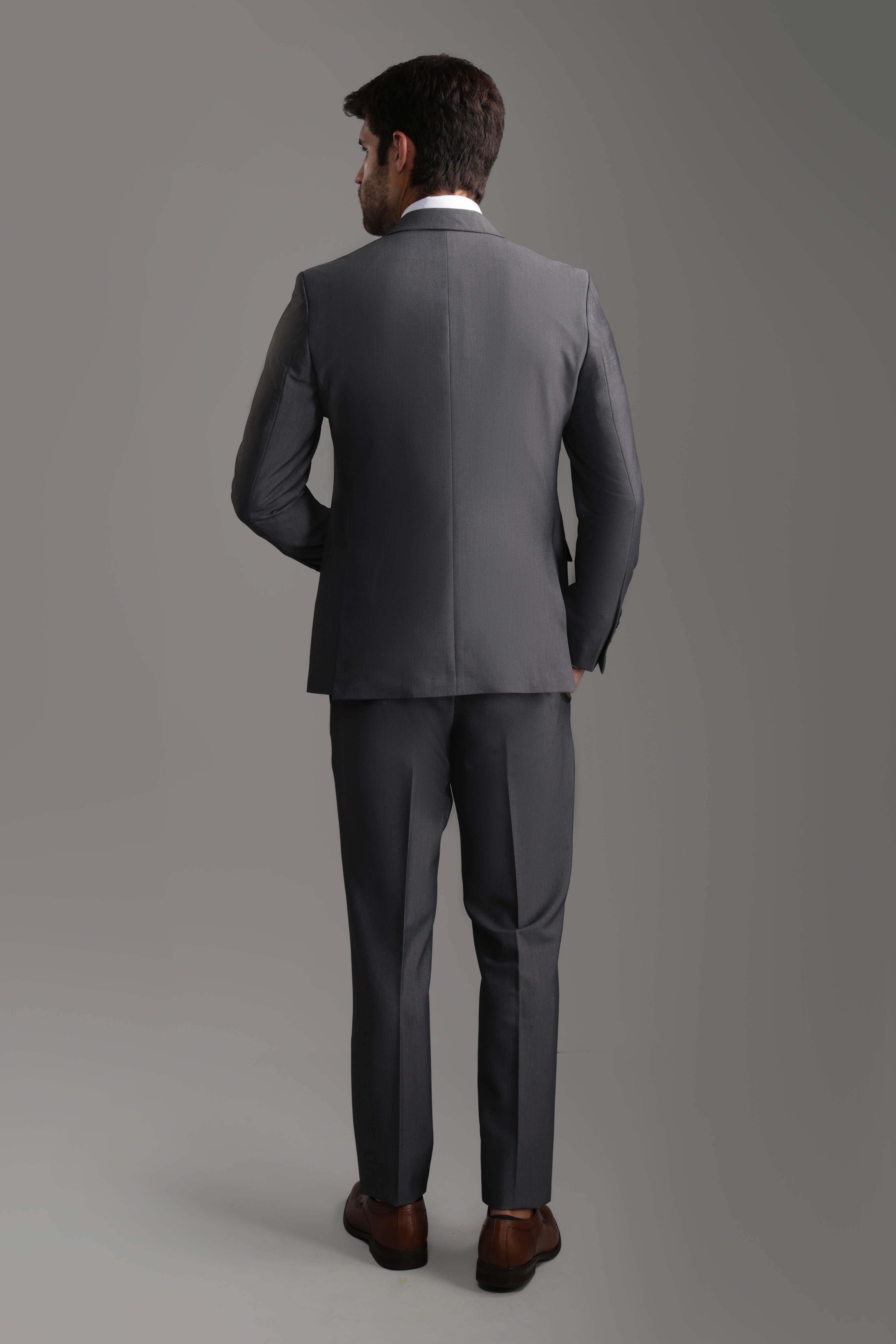 Slim Fit Gray Suit