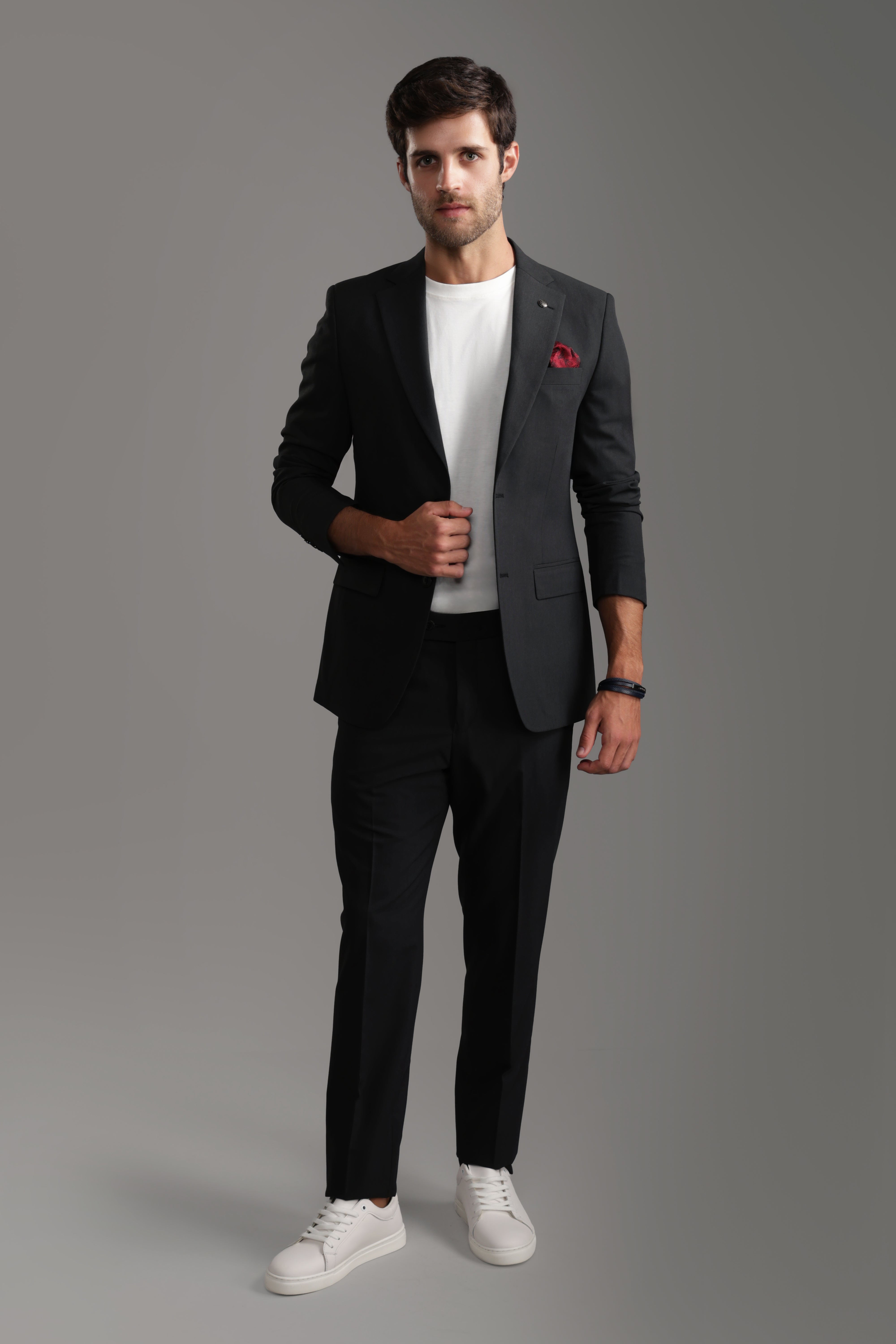 Slim Fit Black Suit