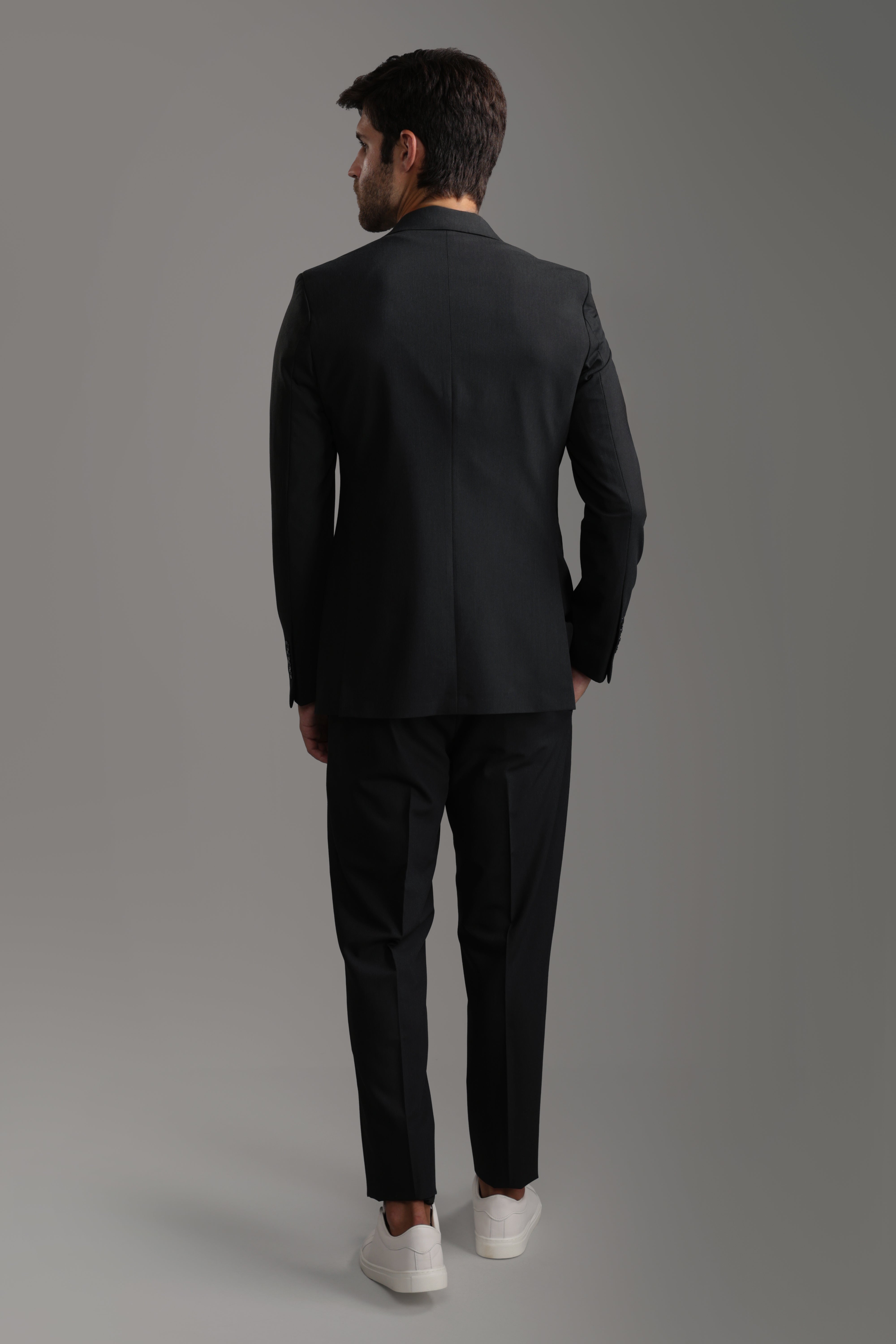 Slim Fit Black Suit