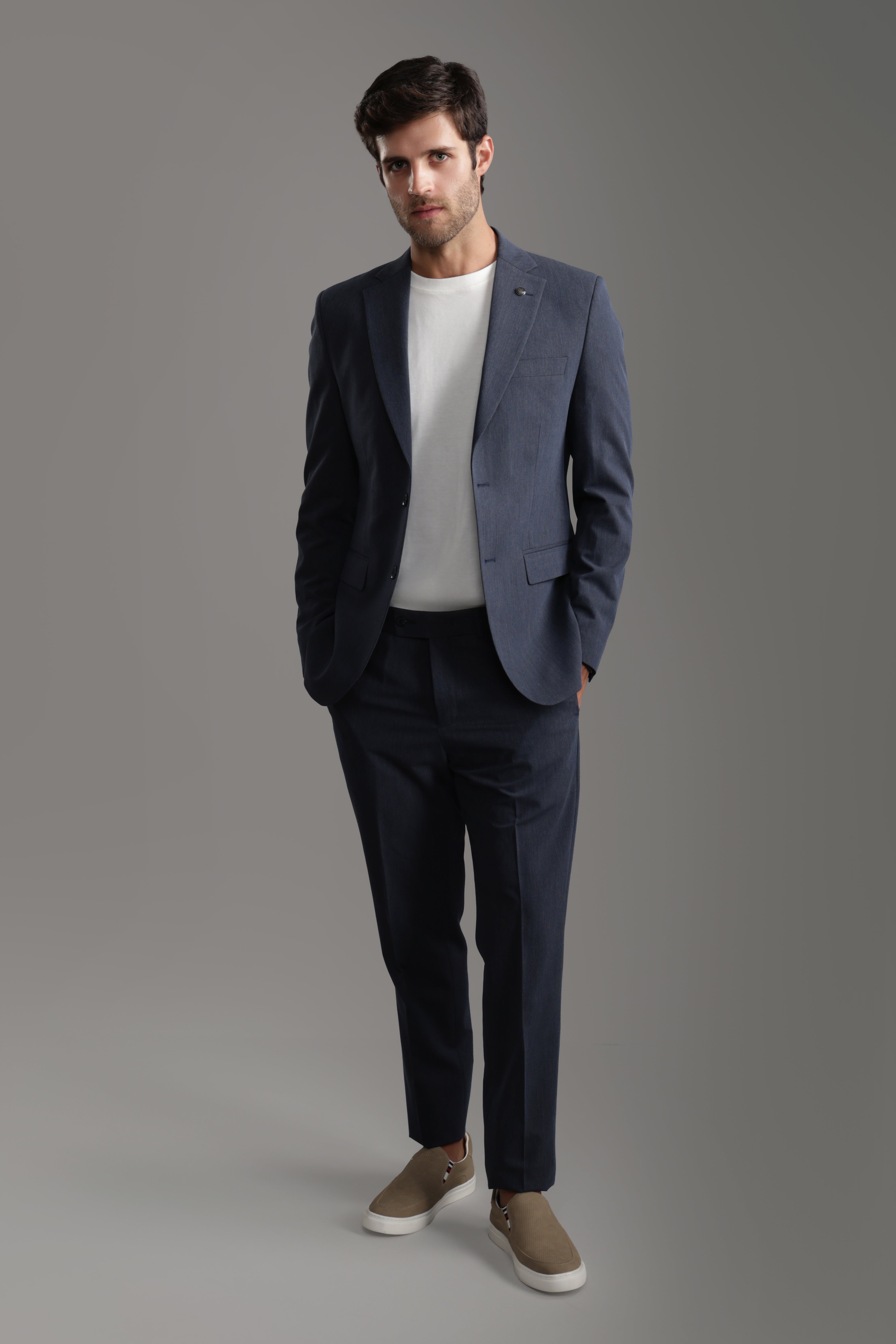 Slim Fit Petroly Suit