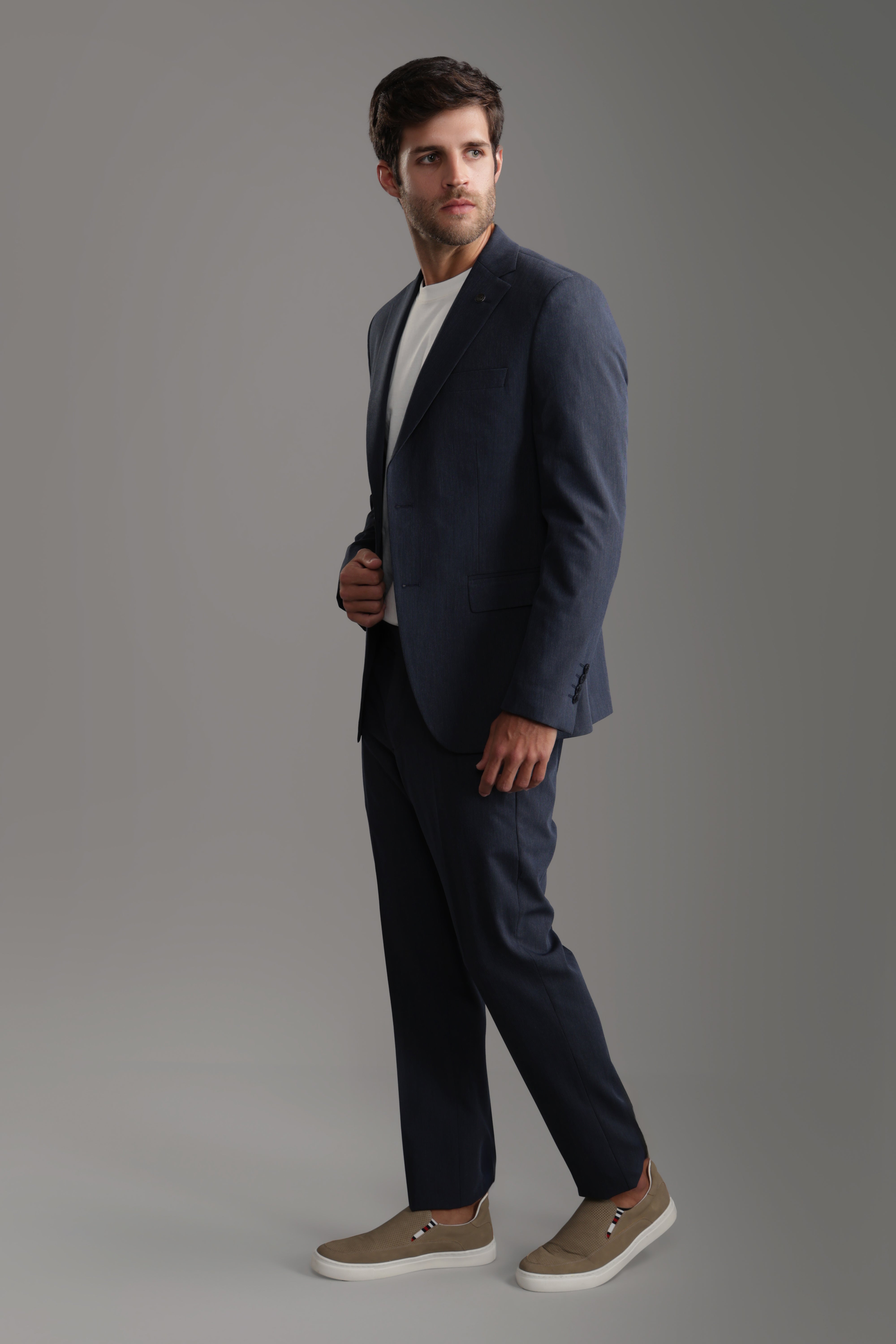 Slim Fit Petroly Suit