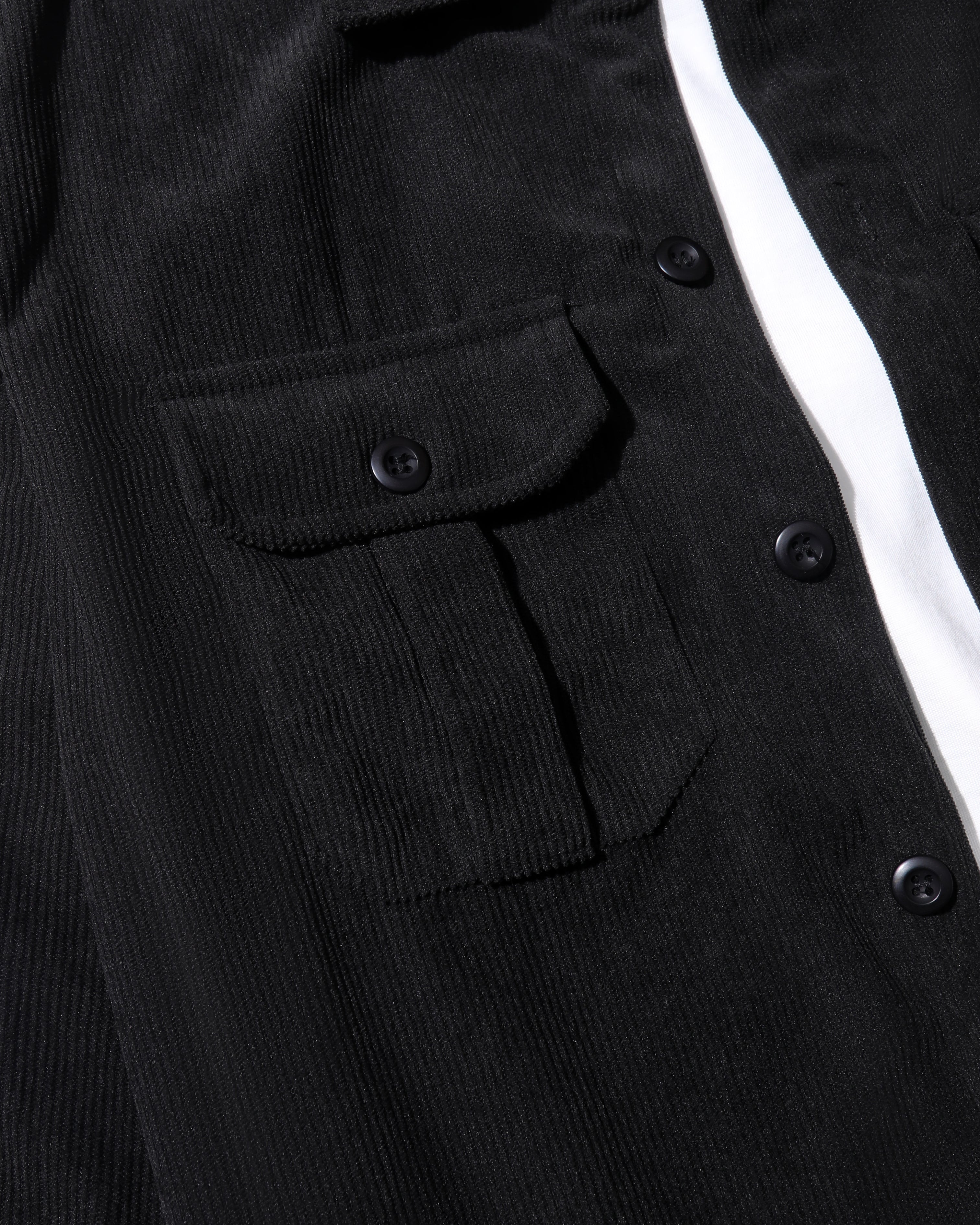 Premium Black Corduroy Co-ord Set