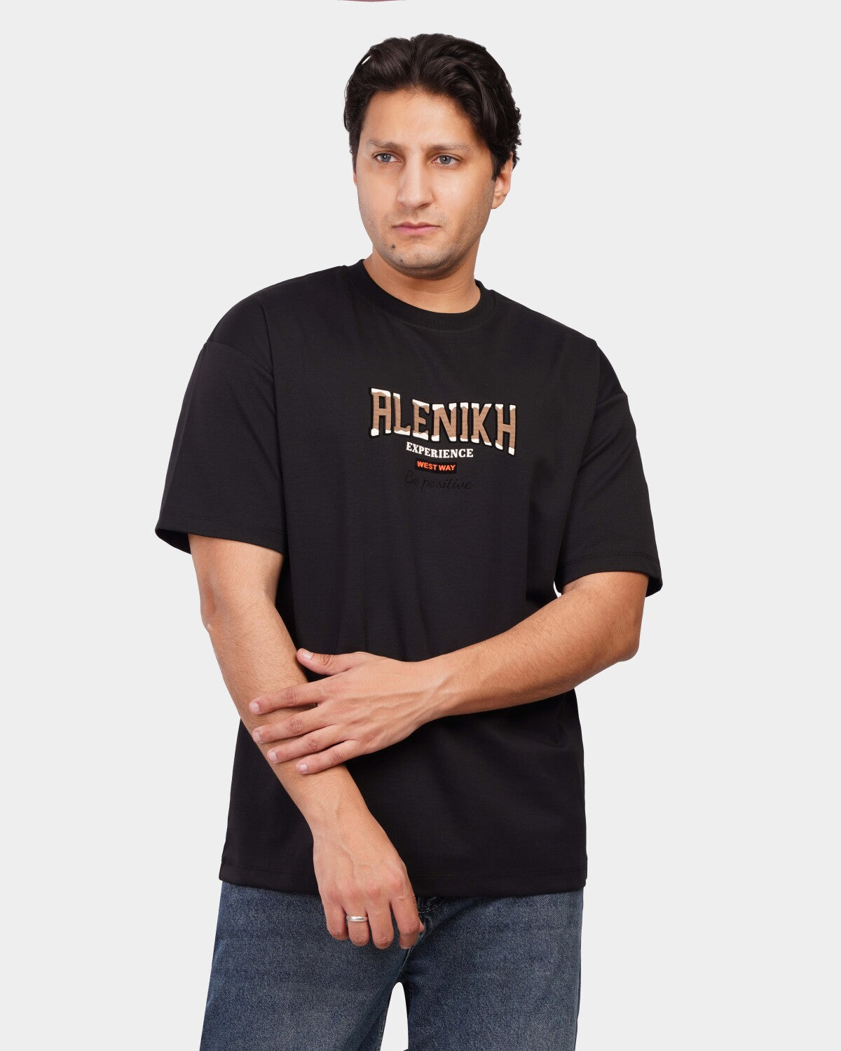 TORINESE "Experience Inspire" Urban Black Oversize Tee