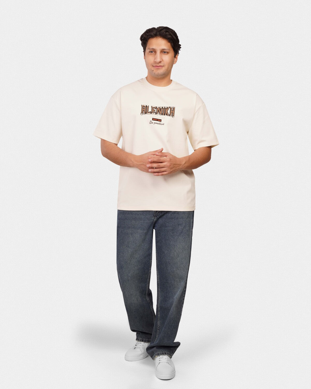 TORINESE "Experience Inspire" Urban Off-White Oversize Tee