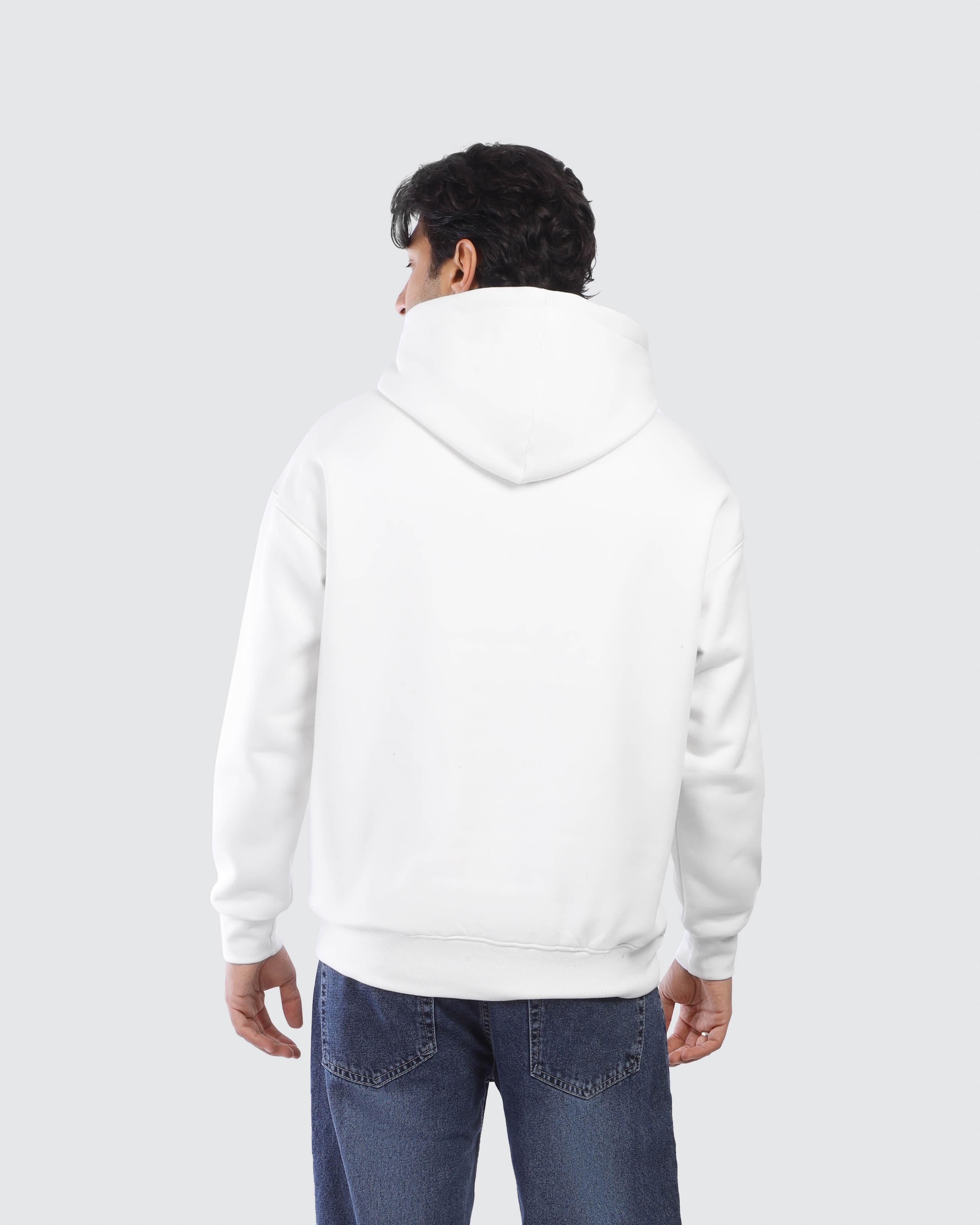 White Teddy Club Hoodie