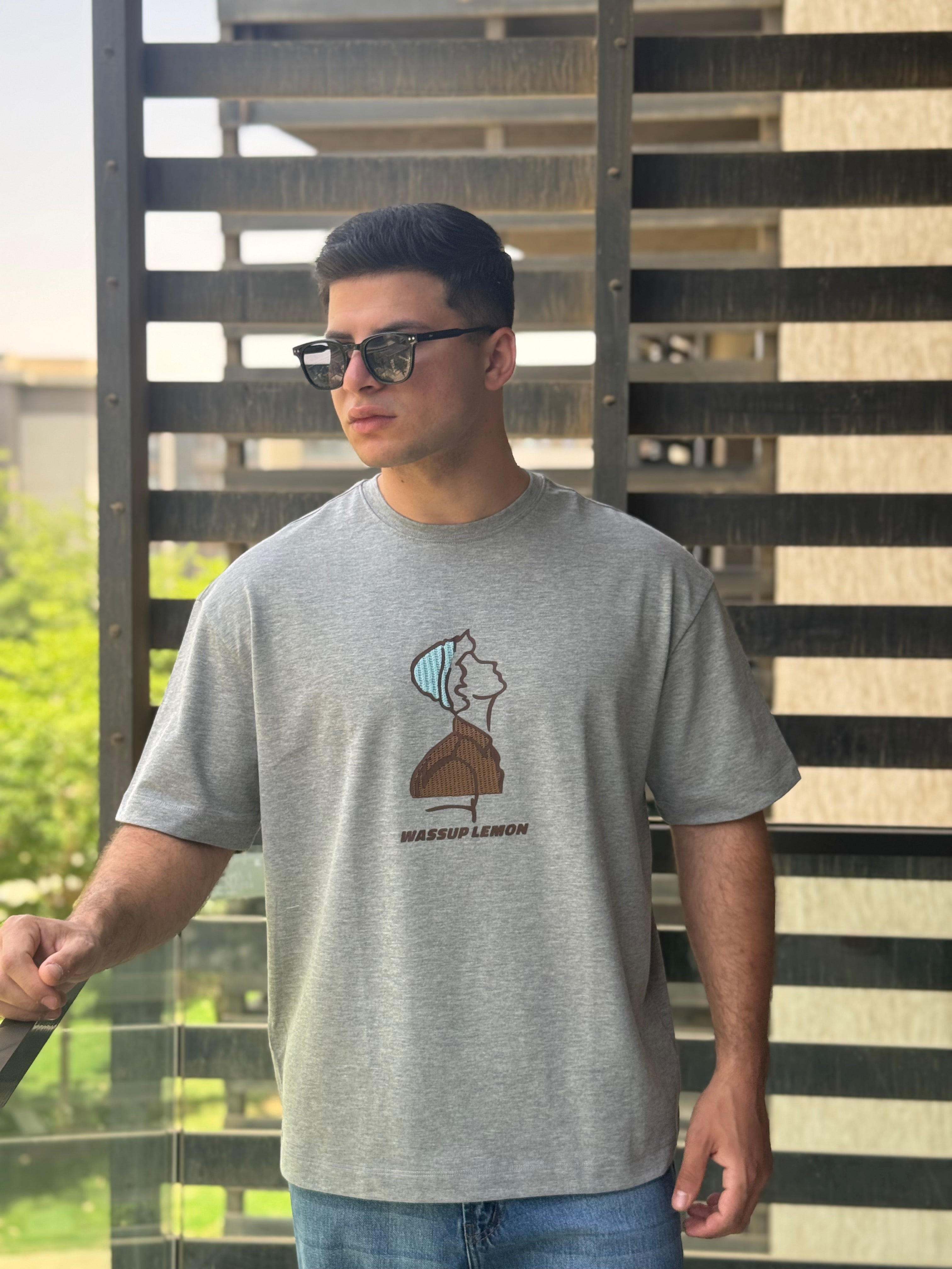 TORINESE "The Box Head" Raised Puff Embroidered Oversize Tee Collection