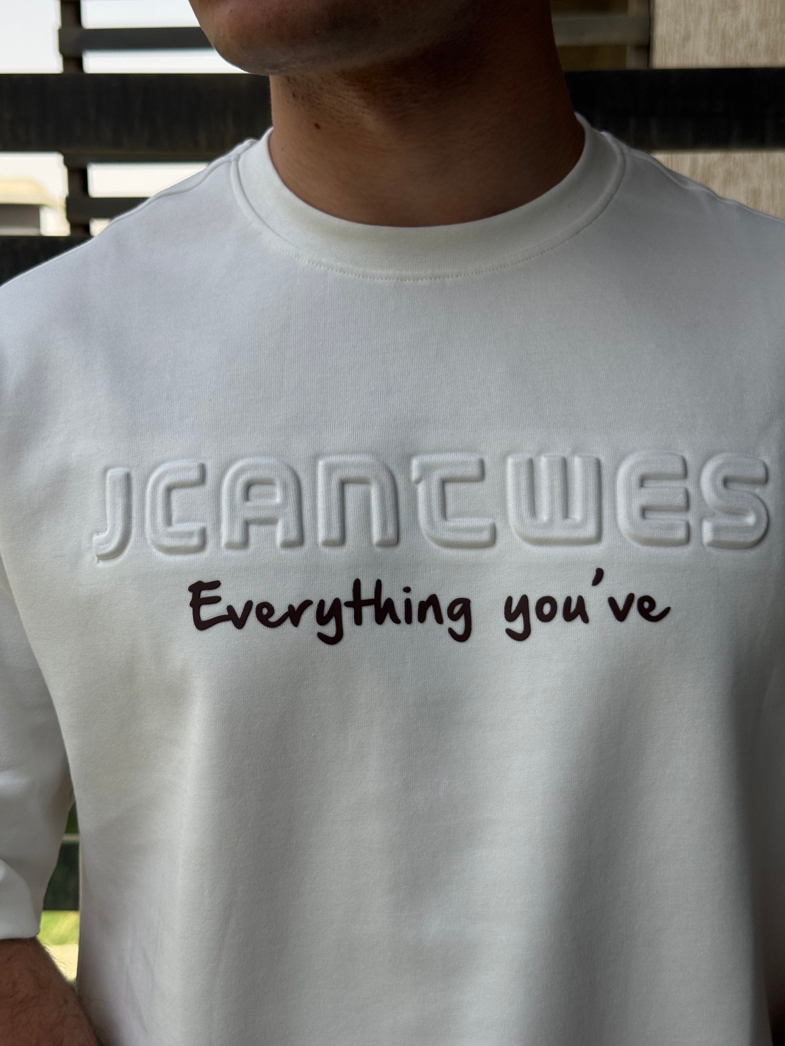 TORINESE "Everything" Embossed Typography Oversize Tee Collection