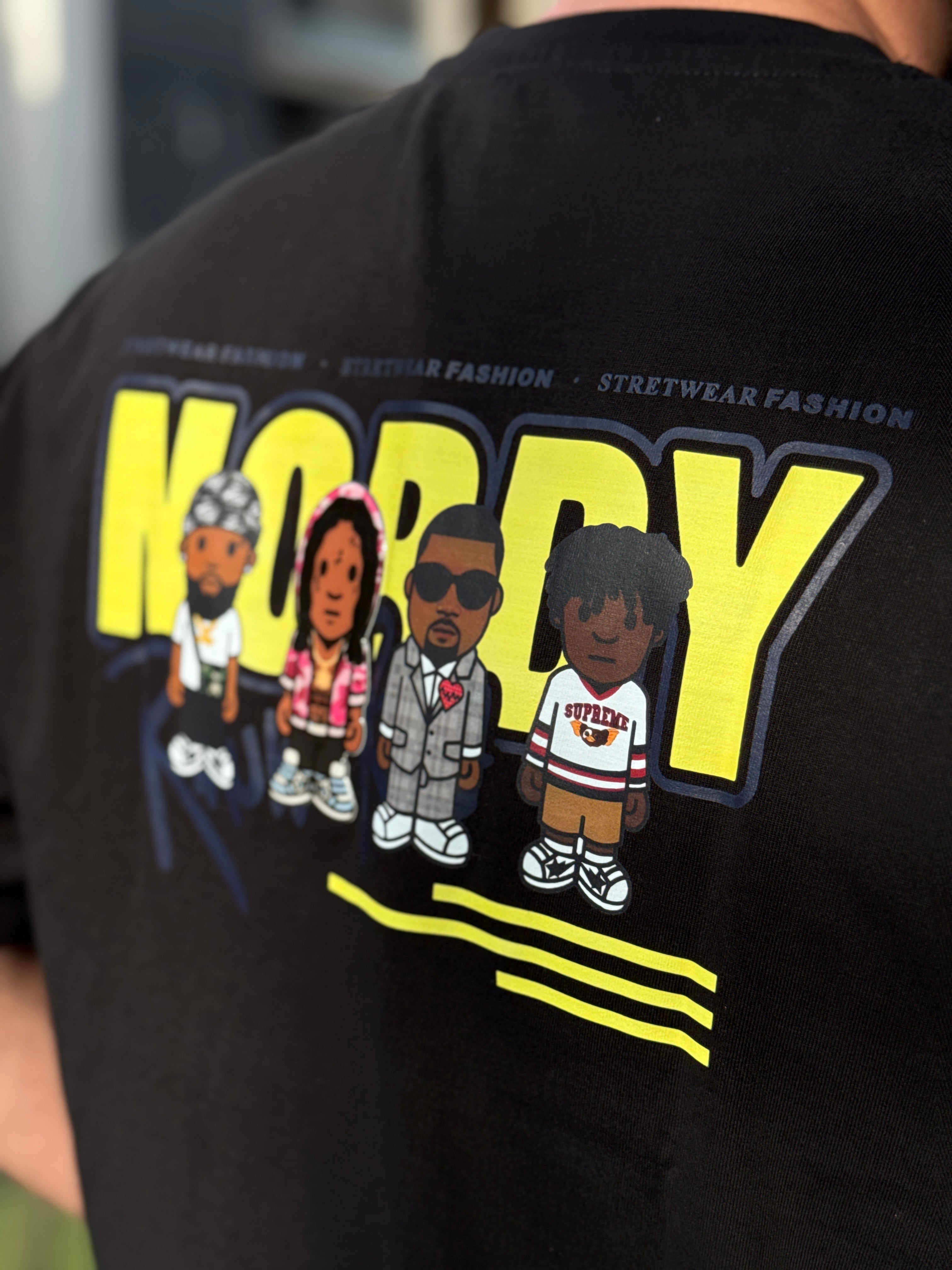 TORINESE "Wassup Lemon" Line Art Embroidered Oversize Tee Collection