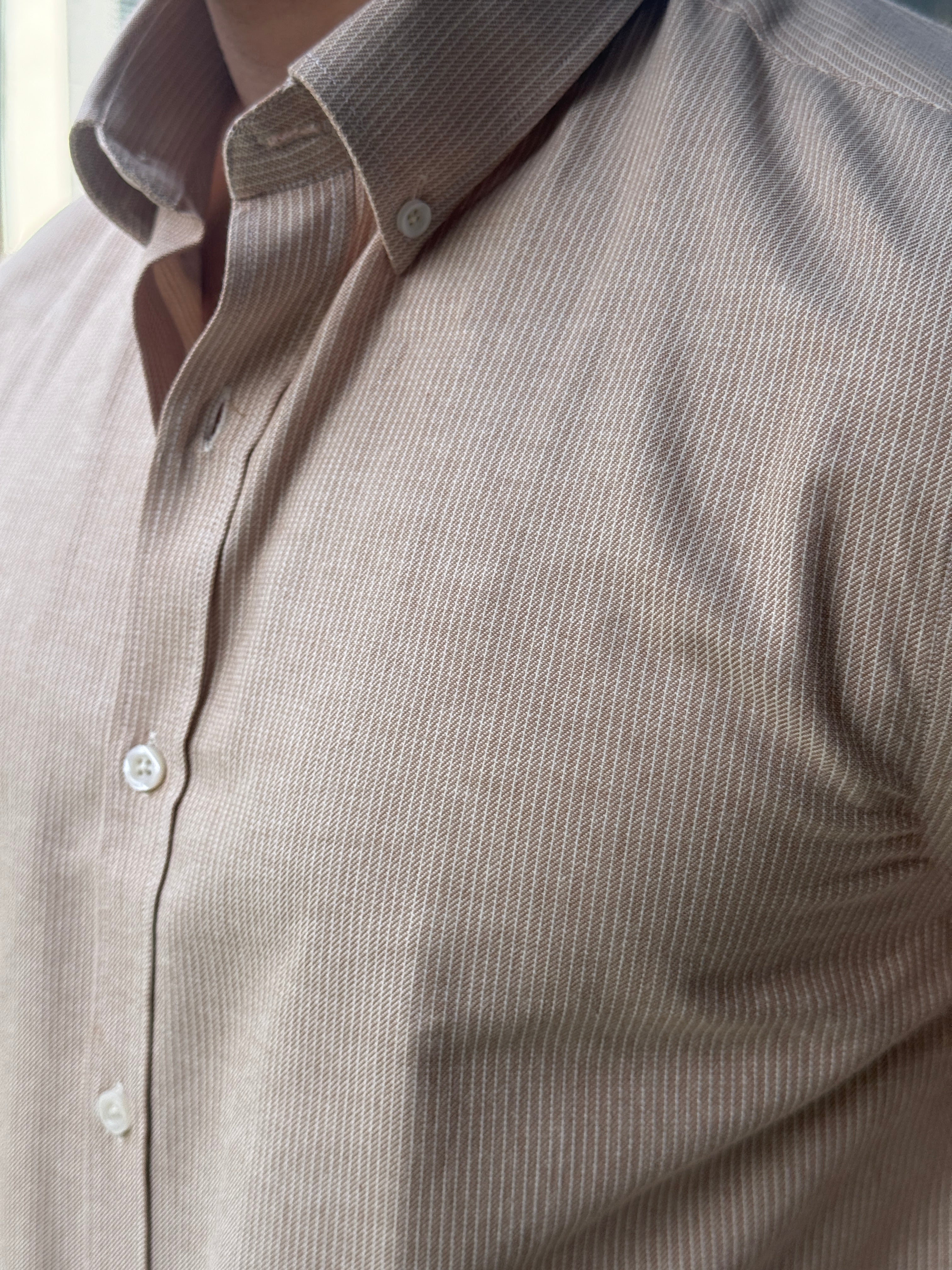 TORINESE "The Micro-Stripe" Premium Smart-Casual Shirt Collection