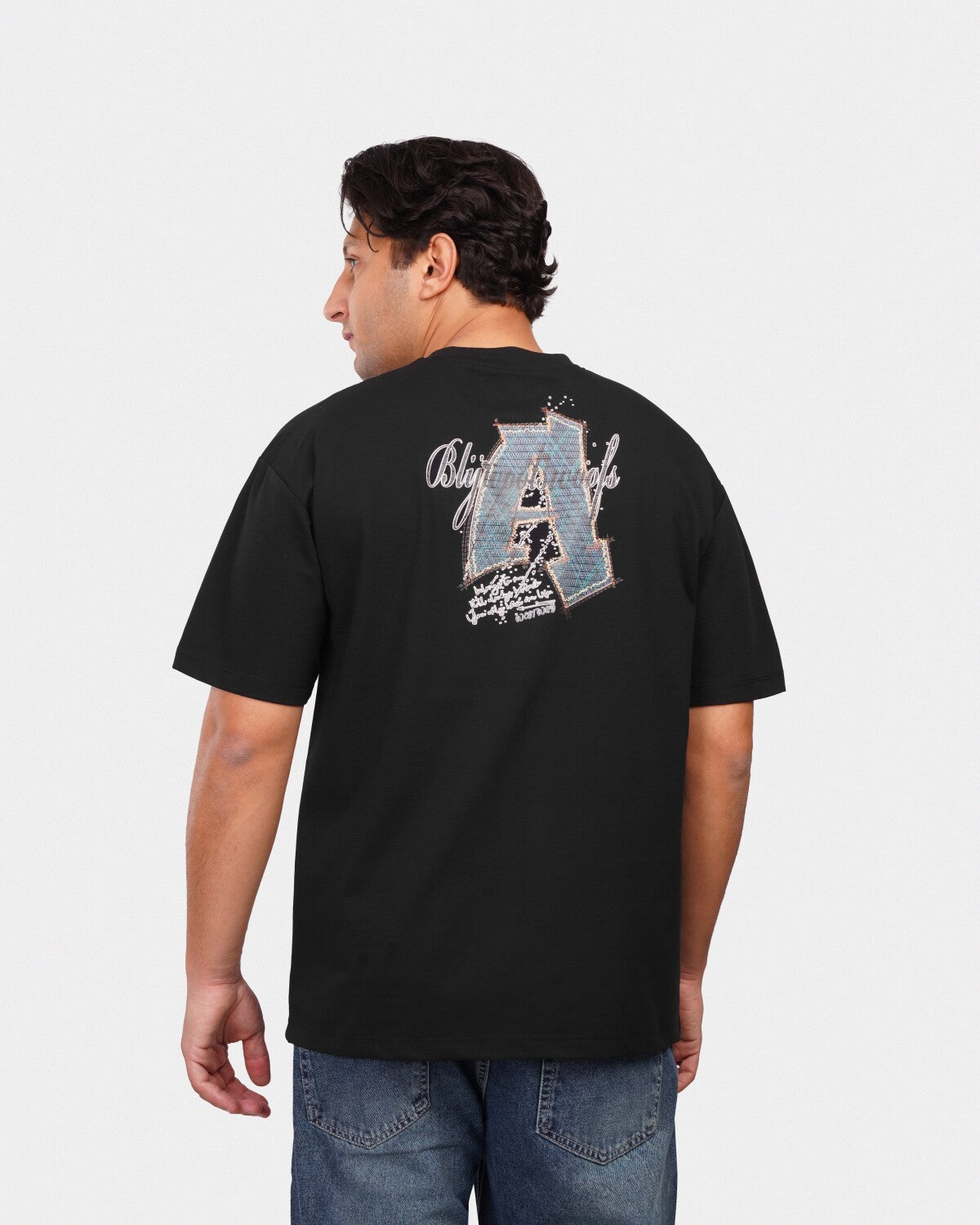 TORINESE "Alpha Noir" Graphic Oversize Tee