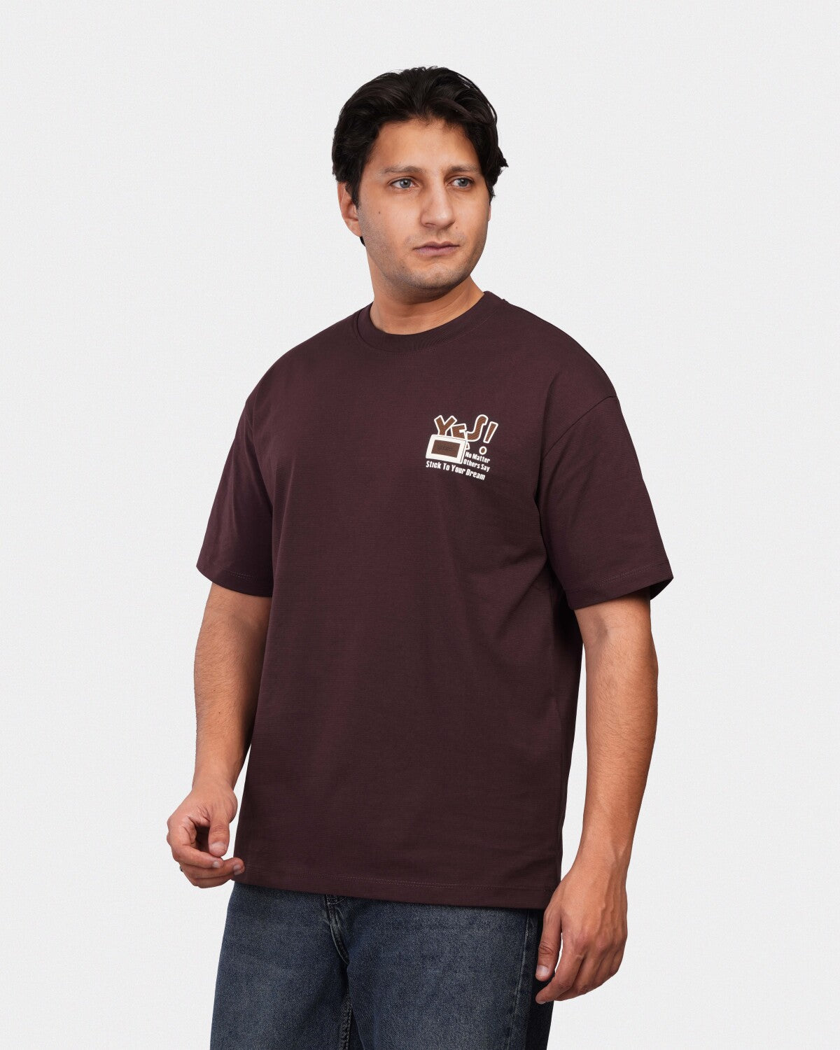 TORINESE "Inspire Cocoa" Graphic Oversize