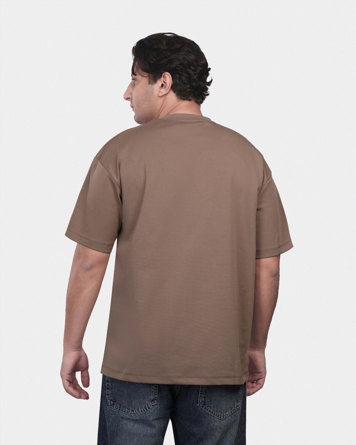 TORINESE "Pathway" Urban Illustration Mocca Oversize Tee