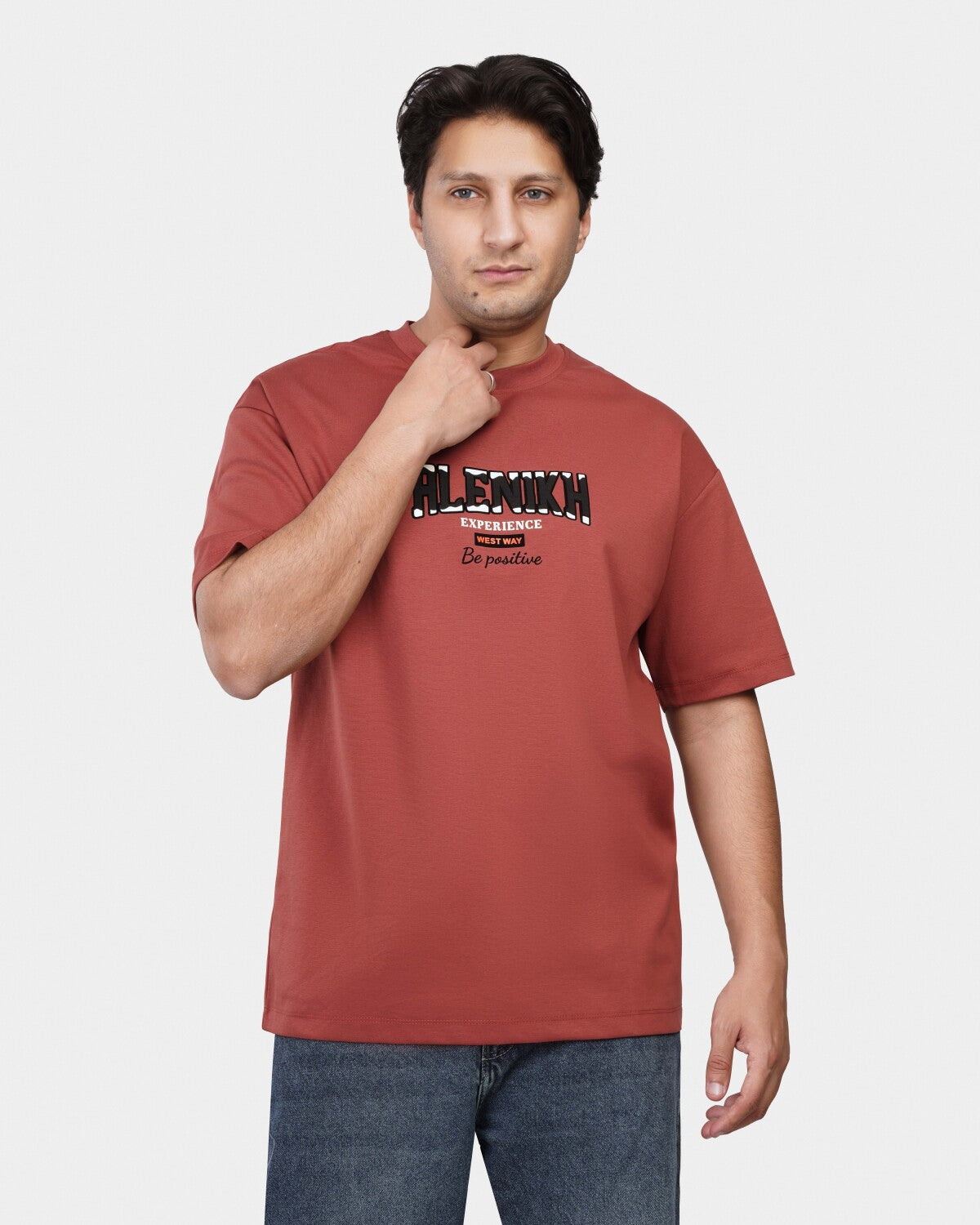 TORINESE "Experience Inspire" Urban Terracotta Oversize Tee