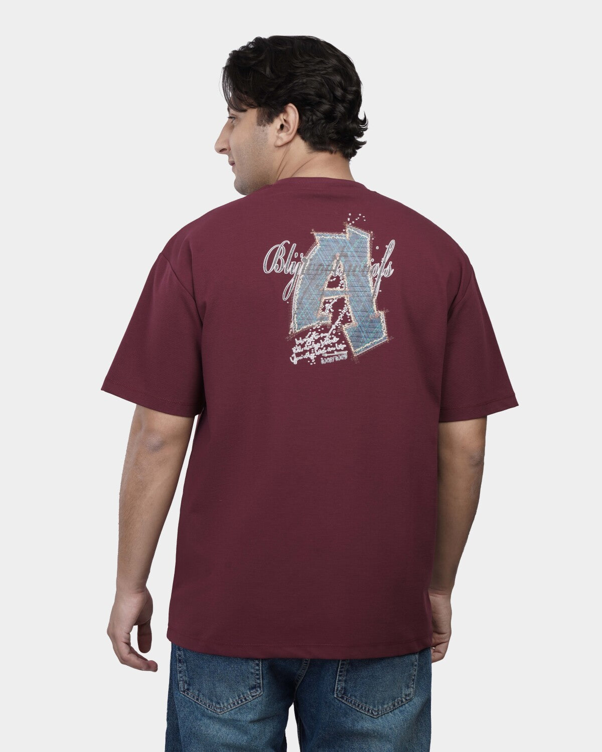 TORINESE "Velvet Vine" Graphic Oversize