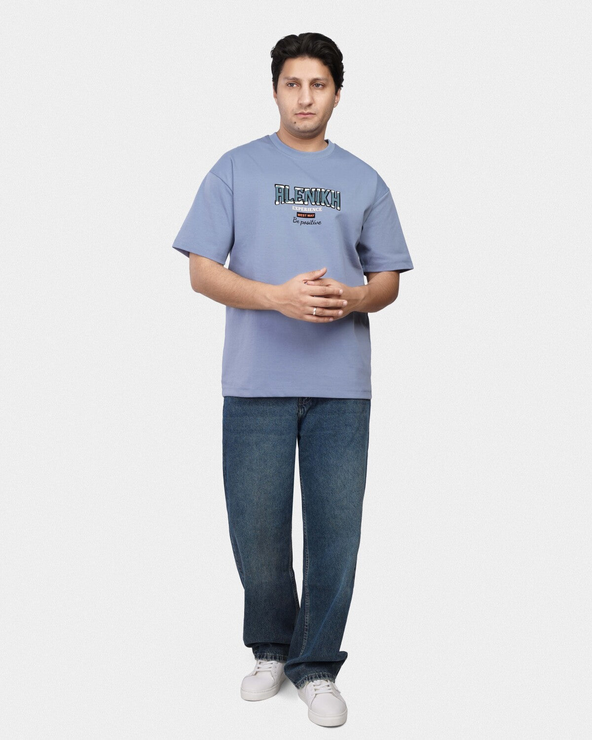 TORINESE "Experience Inspire" Urban Indigo Oversize Tee