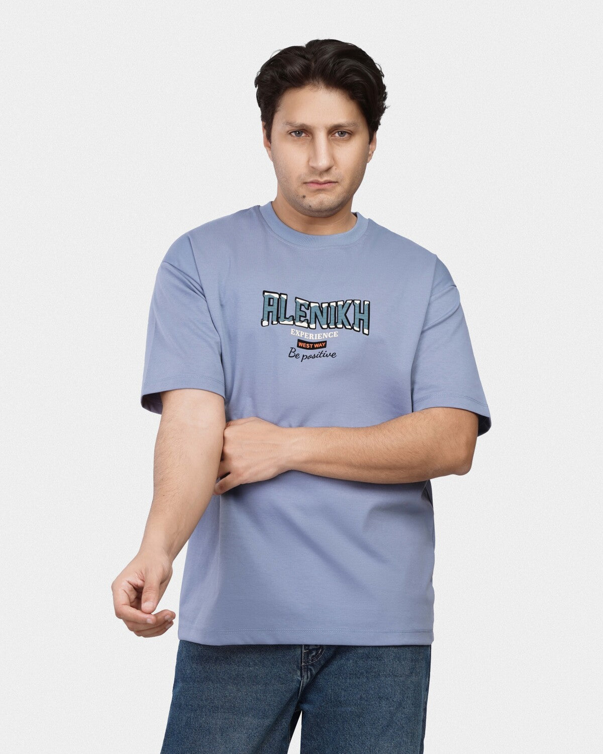 TORINESE "Experience Inspire" Urban Indigo Oversize Tee