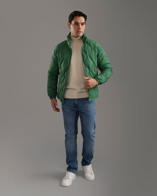 Green Puffer Jacket