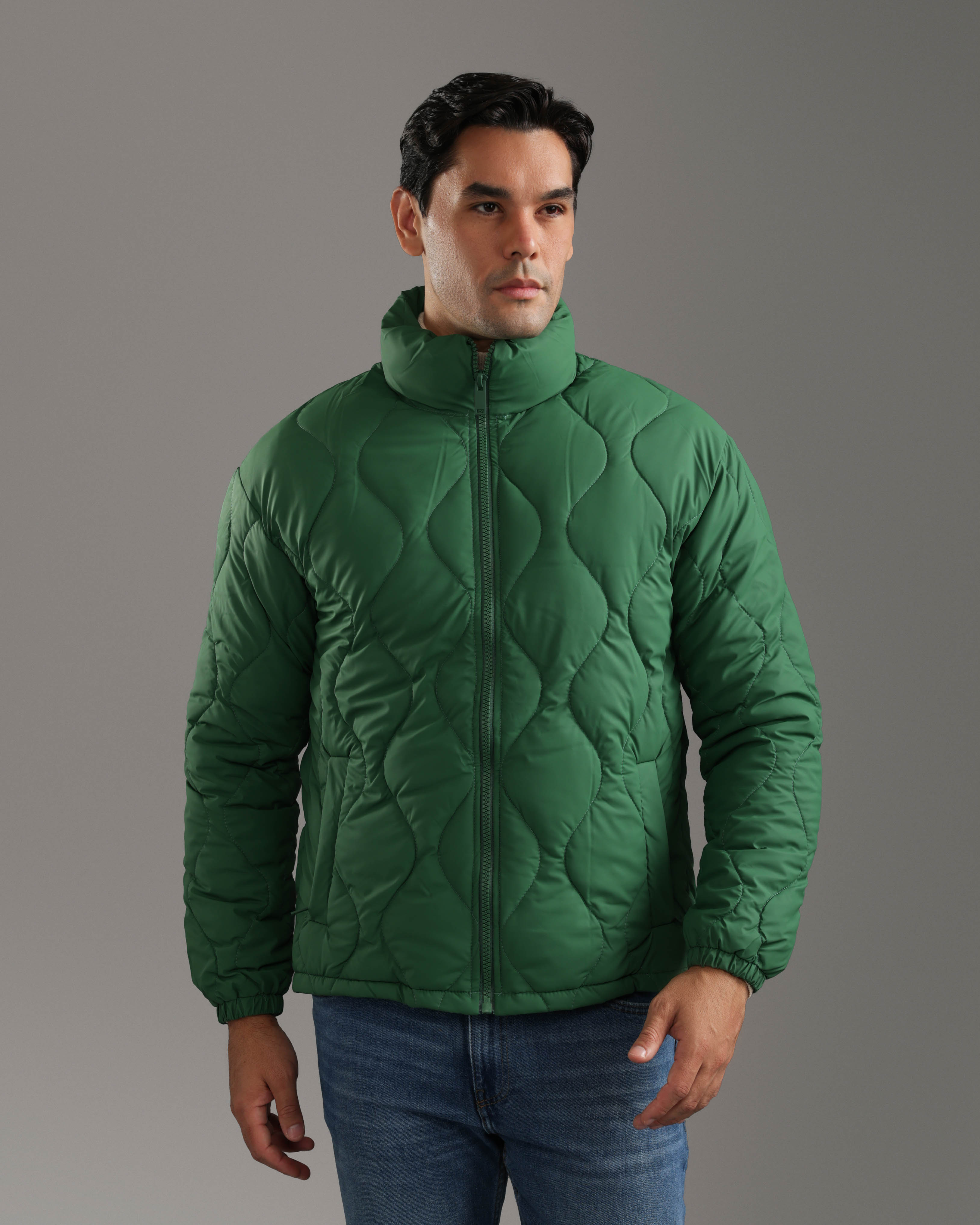 Green Puffer Jacket