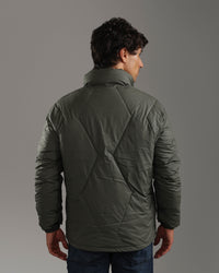 Olive Green Puffer Jacket