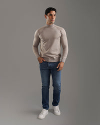 Cafe Plain Turtleneck Pullover