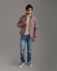 Dusty Mauve Puffer Jacket
