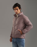 Dusty Mauve Puffer Jacket