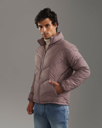 Dusty Mauve Puffer Jacket