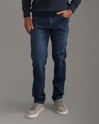 Dark Blue Regular Fit Jeans